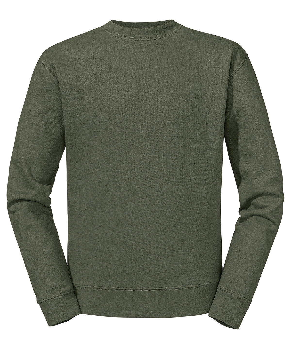 Set-in sleeve sweatshirt - XL - Olive