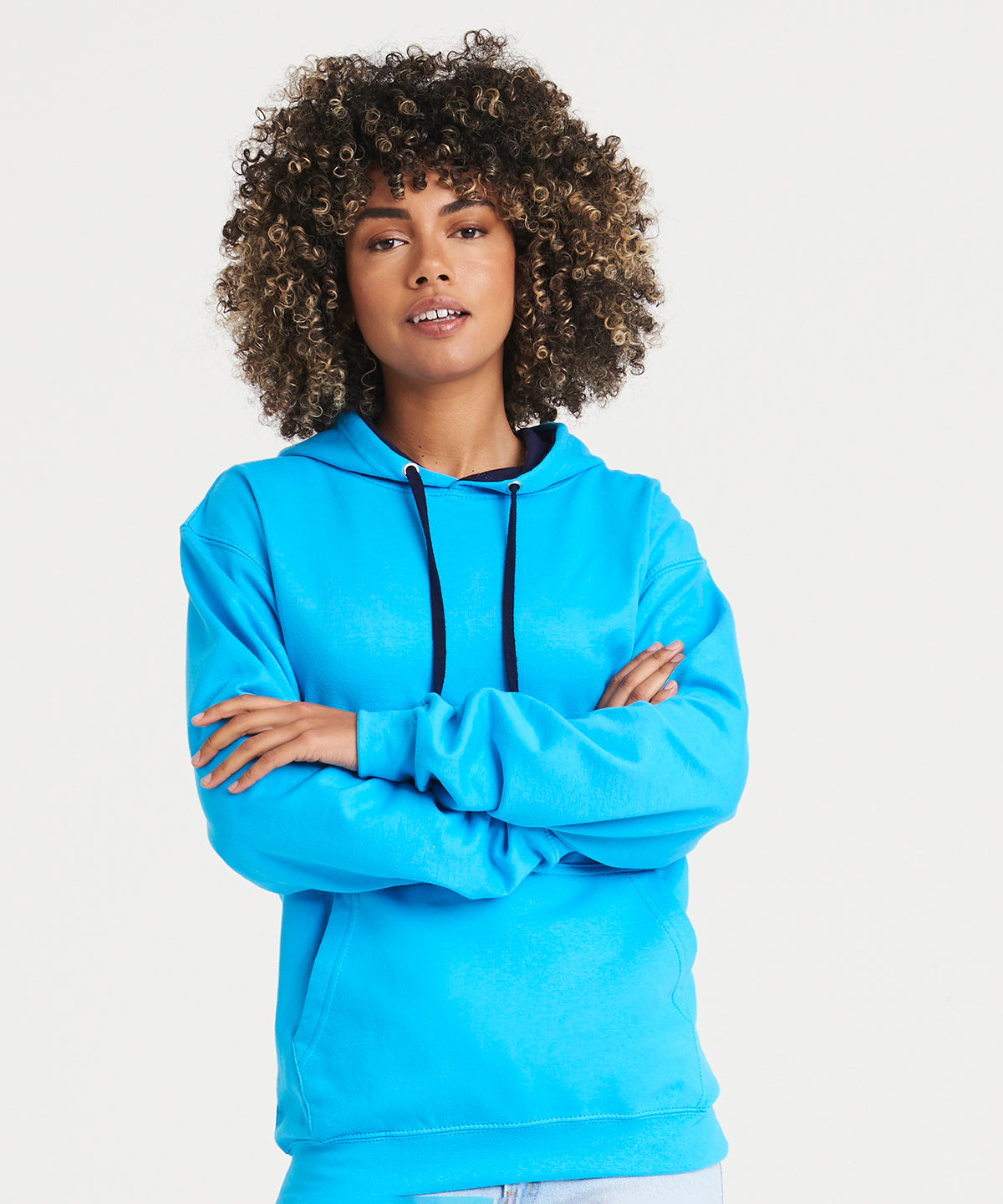 Varsity hoodie - S - Oxford Navy/Sun Yellow