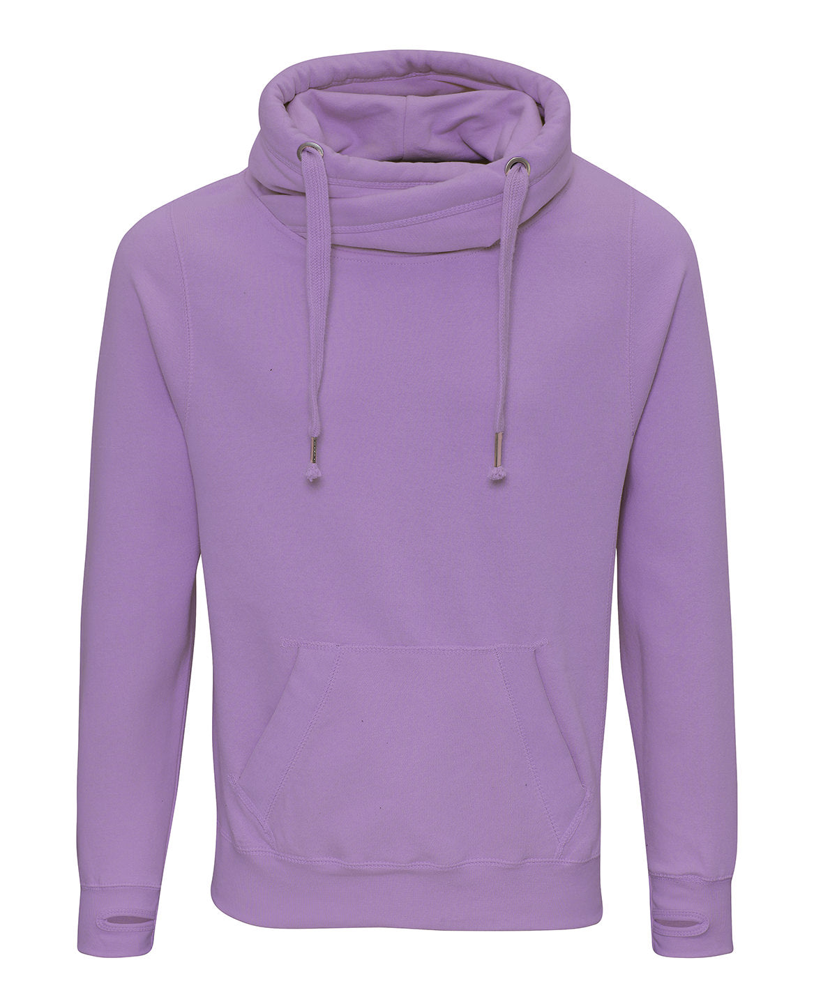 Cross neck hoodie - XS - Digital Lavender