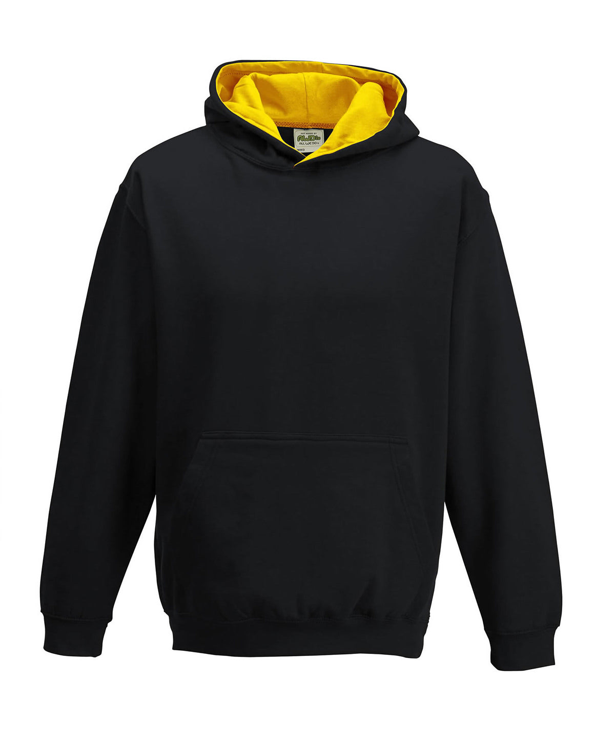 Kids varsity hoodie - 3/4 Years - Jet Black/Gold