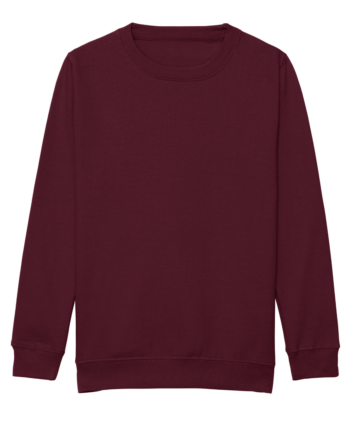 Kids AWDis sweatshirt - 7/8 Years - Burgundy