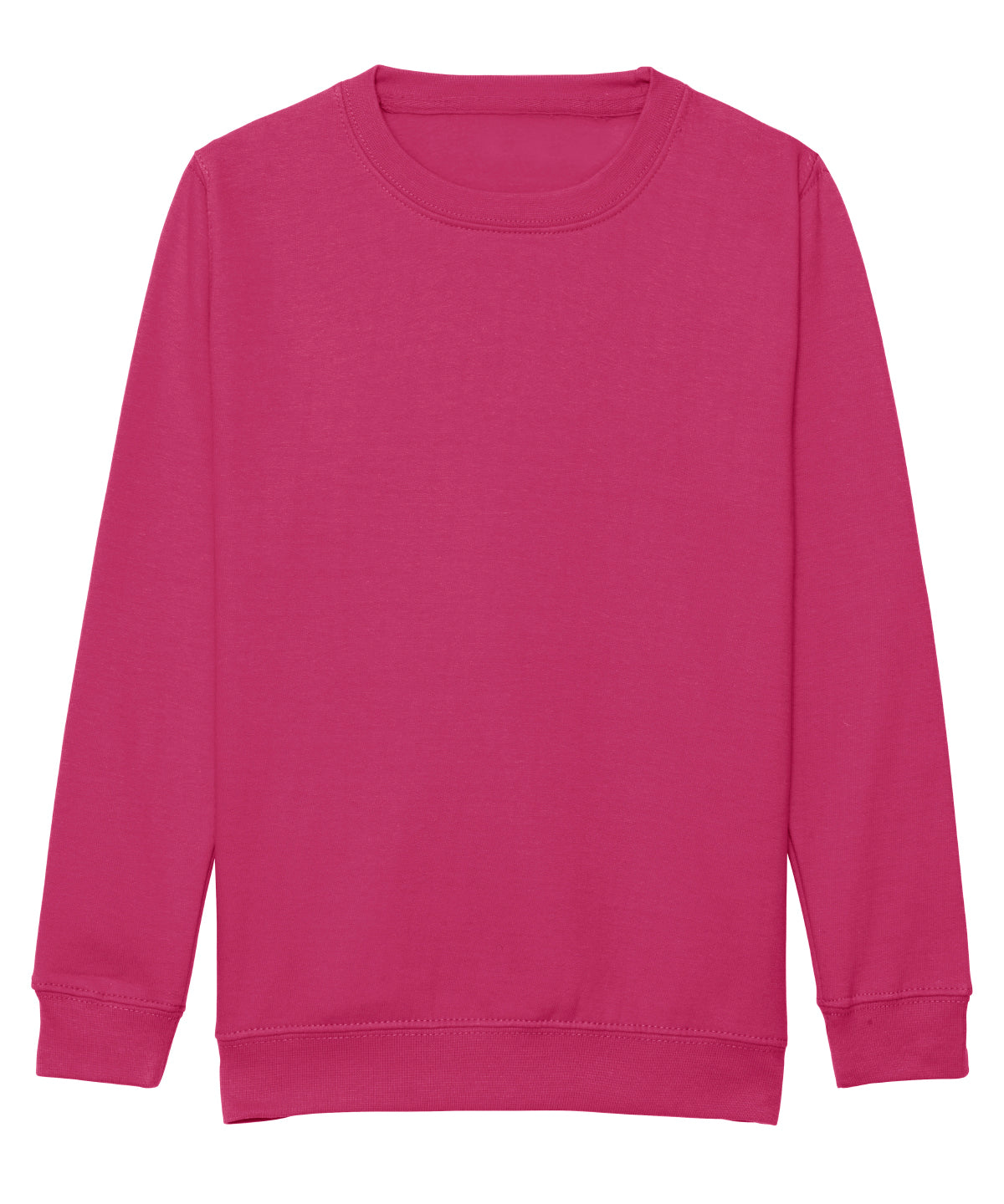 Kids AWDis sweatshirt - 9/11 Years - Hot Pink