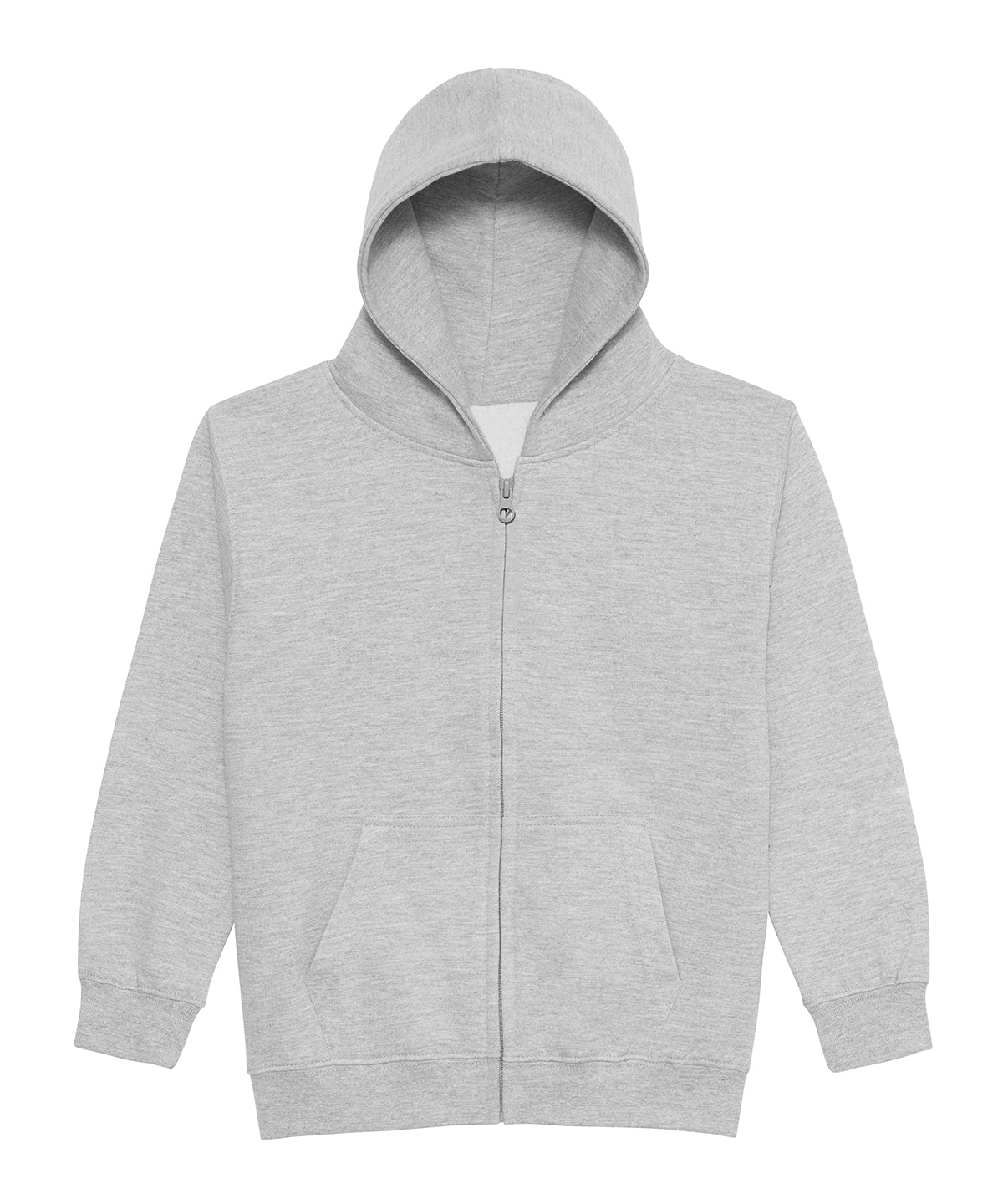 Kids zoodie - 7/8 Years - Heather Grey