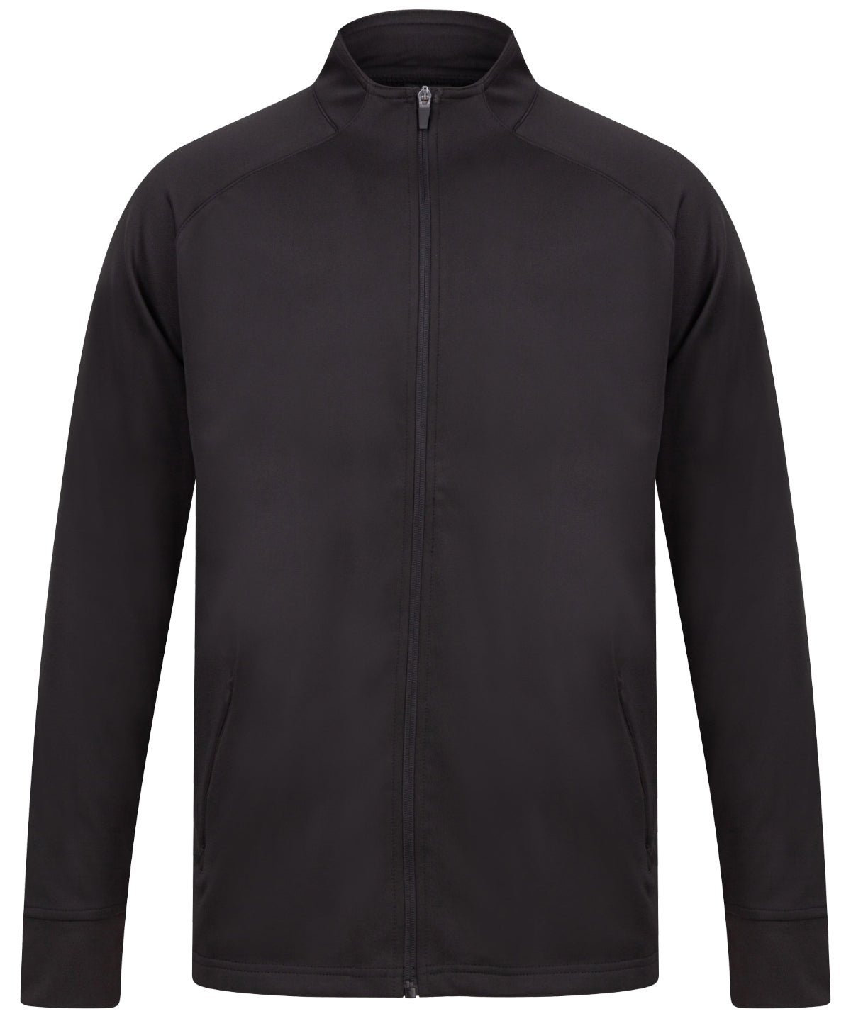 Knitted tracksuit top - L - Black*