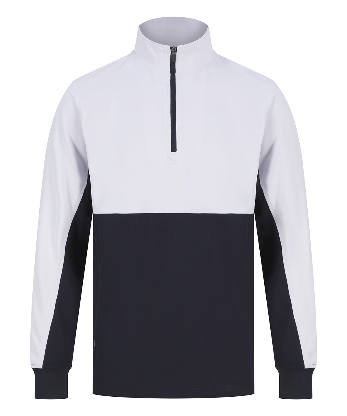 ¼-Tracksuit top - L - Navy/White