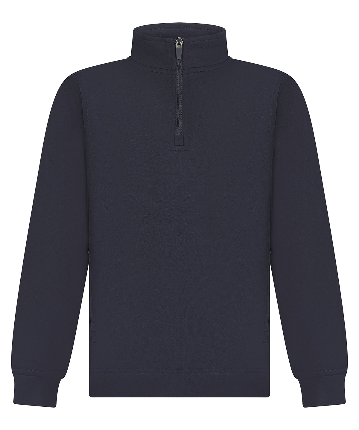 Kids ¼-tracksuit top - Classic Youth Sports Pullover with Quarter Zip Neck
