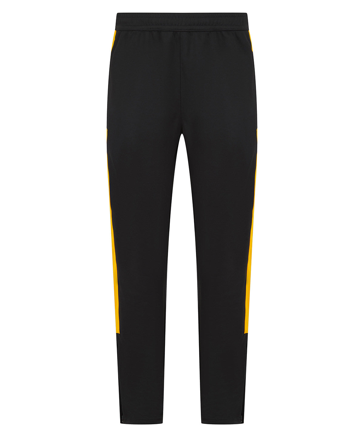 Kids knitted tracksuit pants - 9/10 Years - Black/Gold