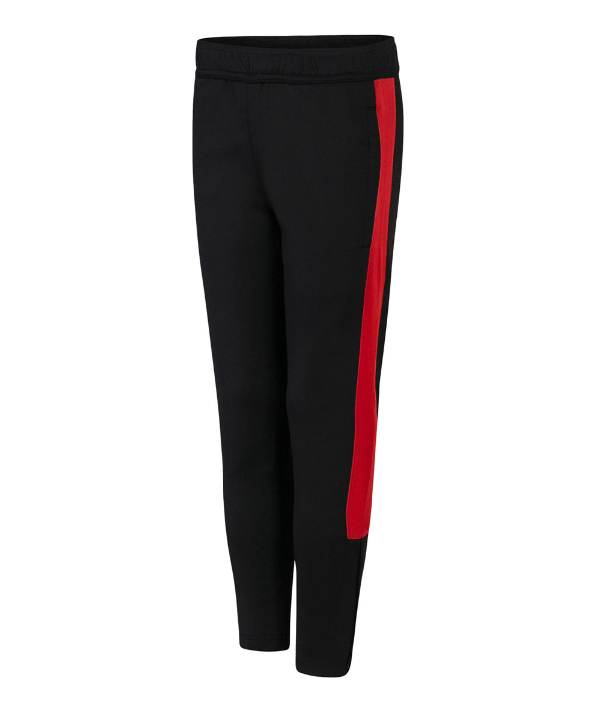 Kids knitted tracksuit pants - 9/10 Years - Black/Red