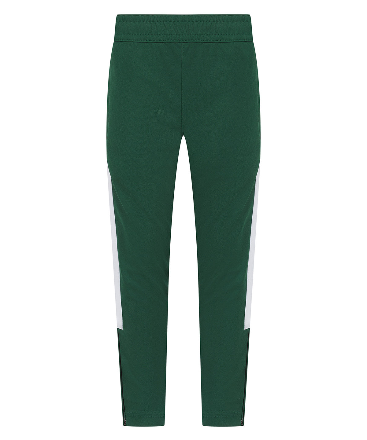 Kids knitted tracksuit pants - 7/8 Years - Bottle/White