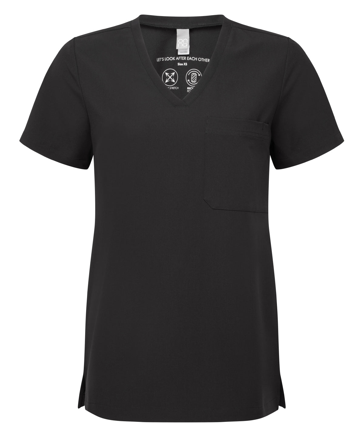 Women’s 'Limitless' Onna-stretch tunic - 5XL - Black