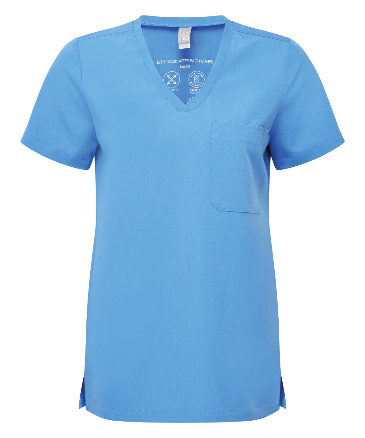 Women’s 'Limitless' Onna-stretch tunic - M - Ceil Blue