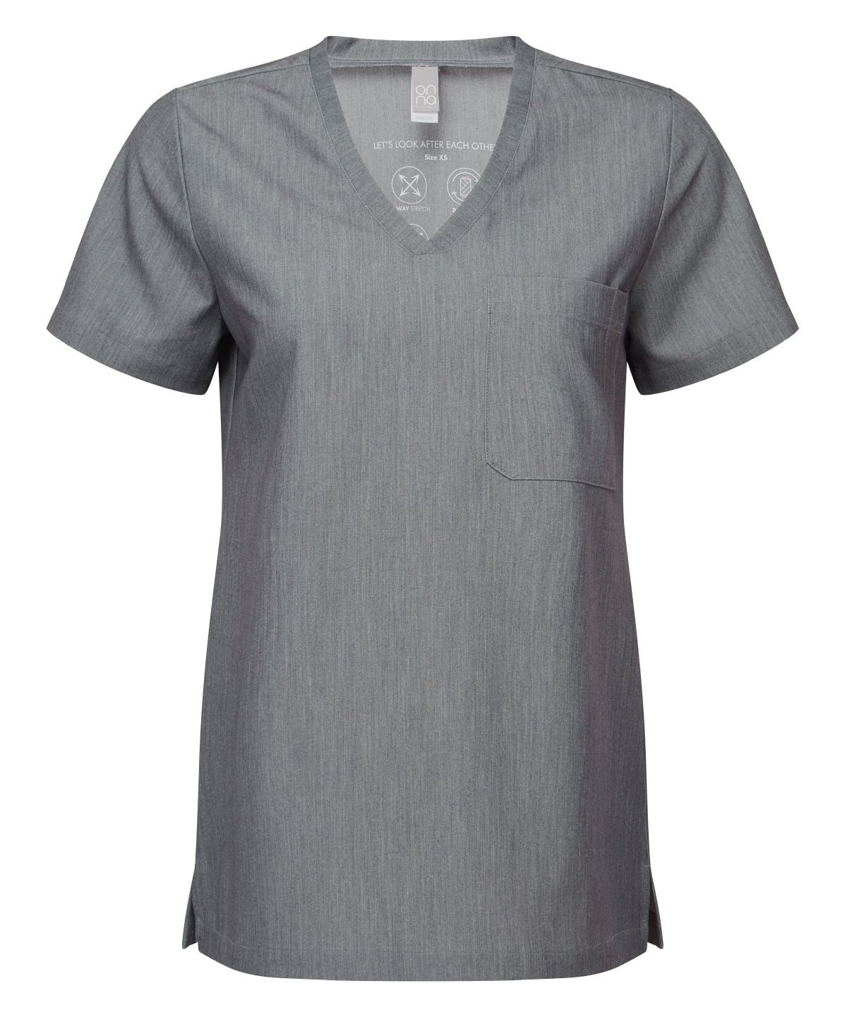 Women’s 'Limitless' Onna-stretch tunic - 4XL - Dynamo Grey