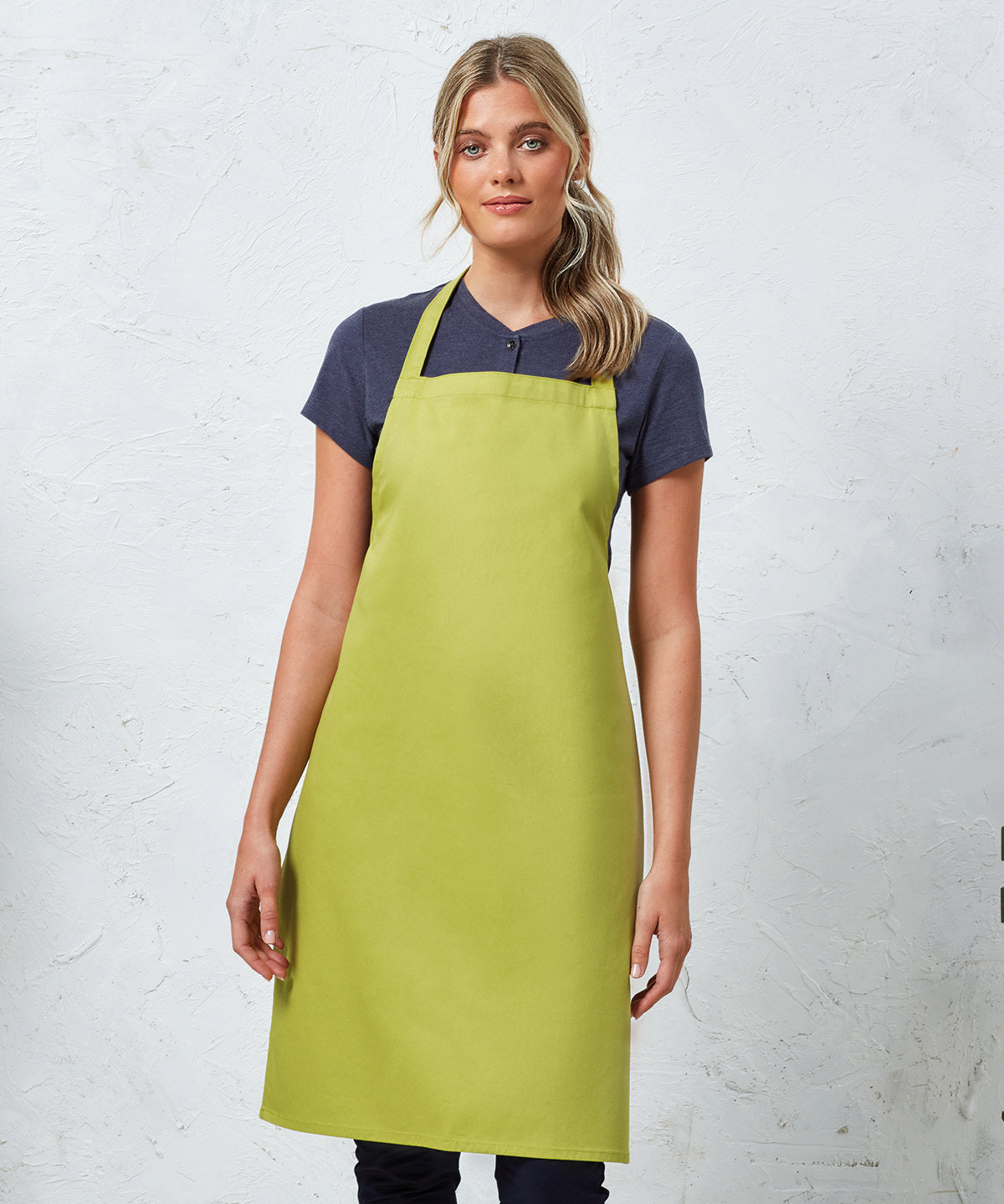 100% Organic Cotton Bib Apron — Classic Kitchen & Craft Essential, Sustainable Fabric