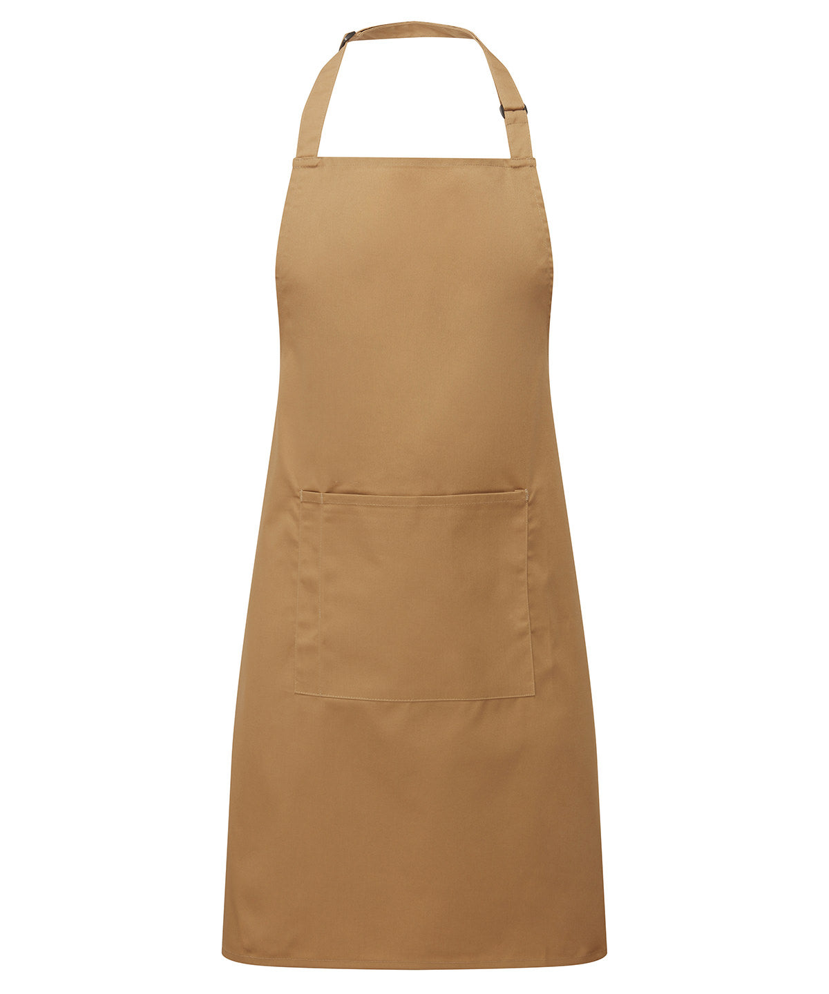 Colours bib apron with pocket - One size - Camel