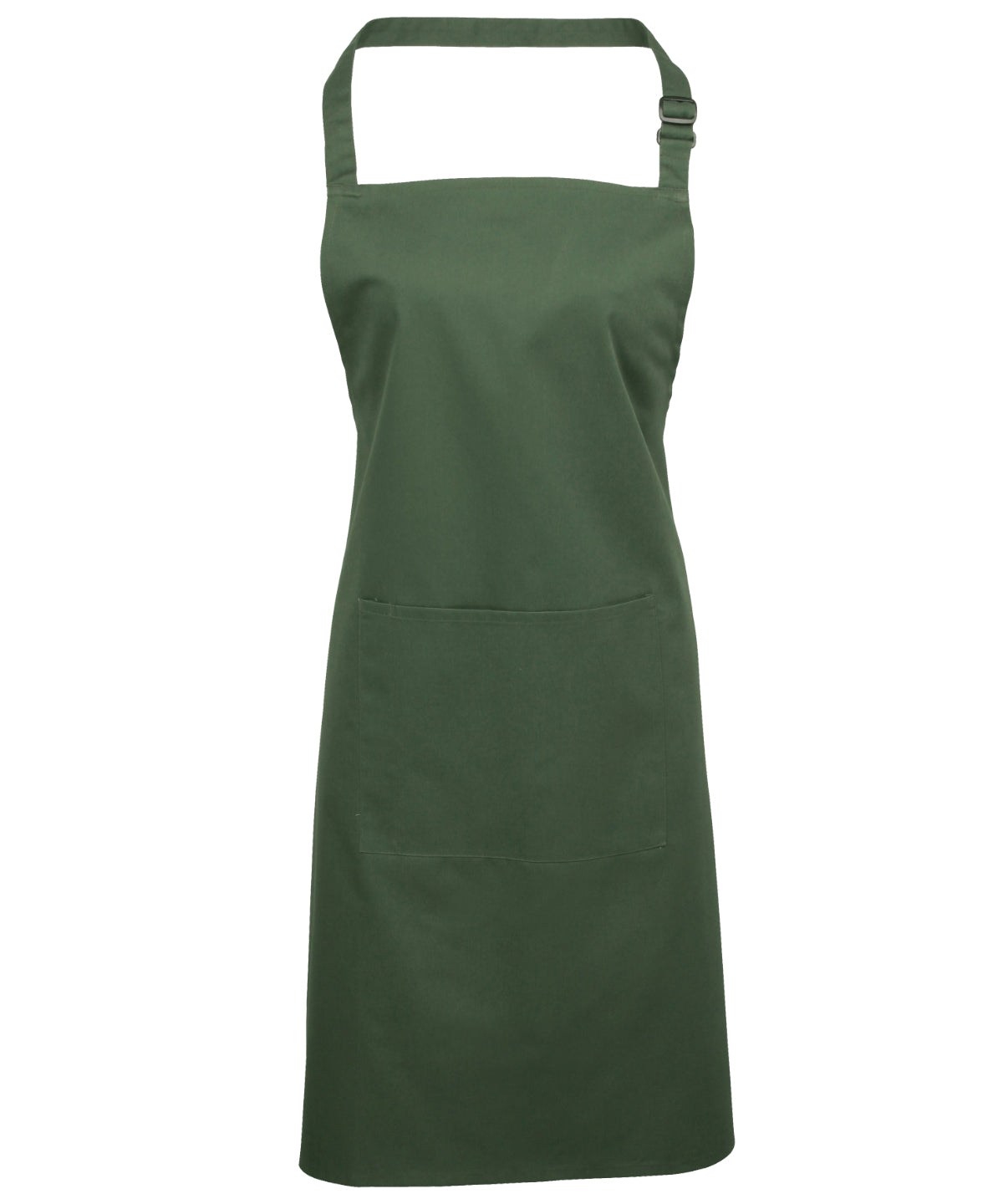 Colours bib apron with pocket - One size - Durable cotton blend kitchen and catering apron
