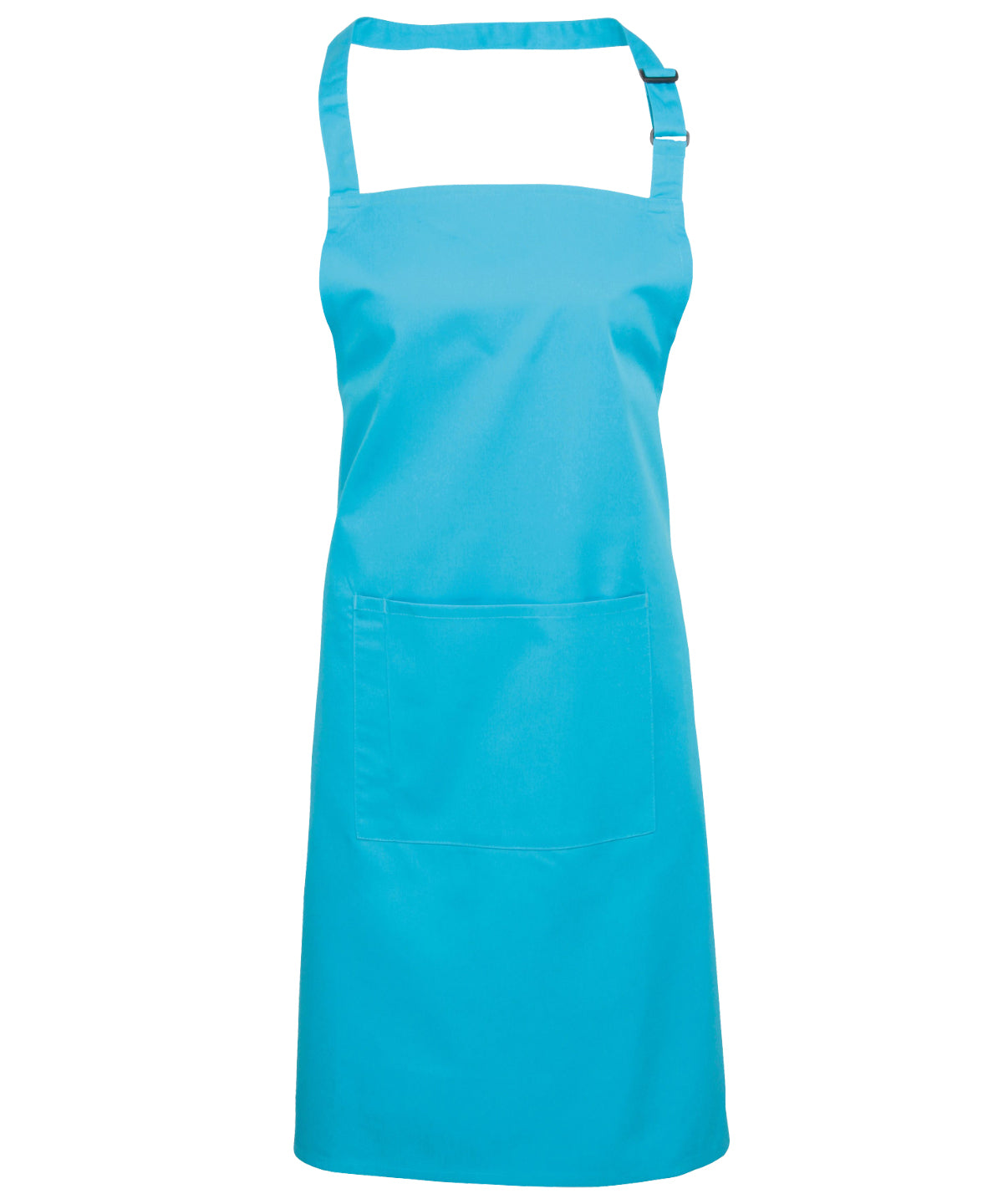 Colours bib apron with pocket - One size - Durable cotton blend kitchen and catering apron