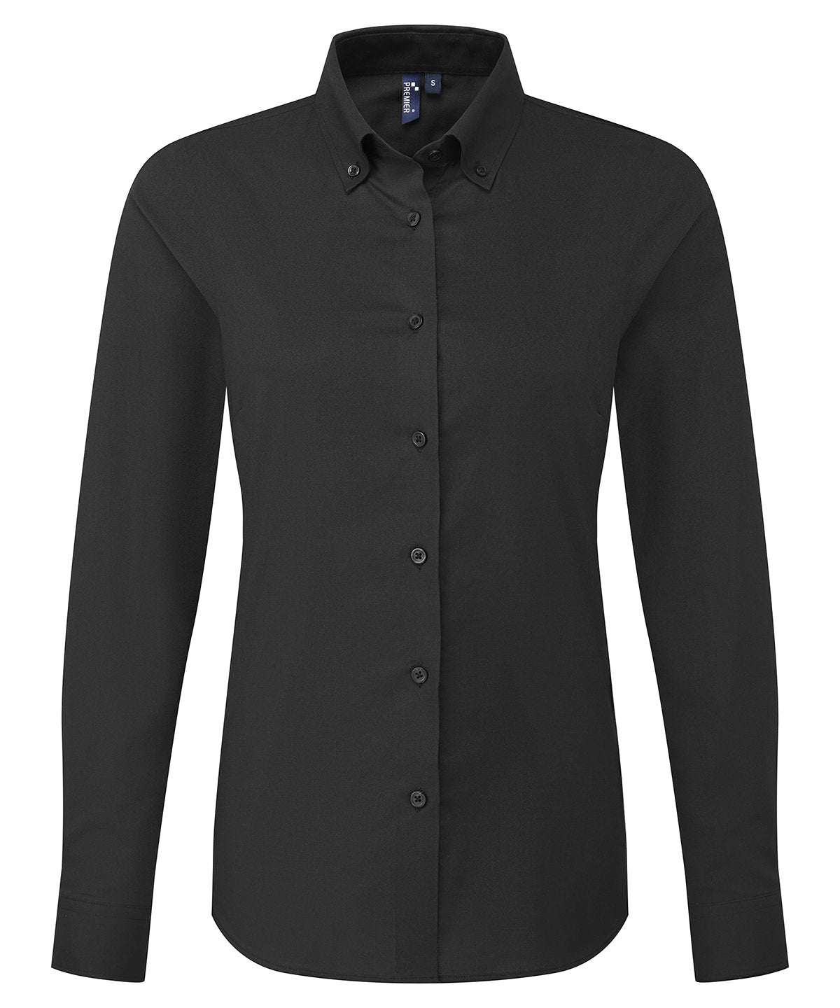 Women’s ‘Supreme’ Oxford long sleeve shirt - XL - Black