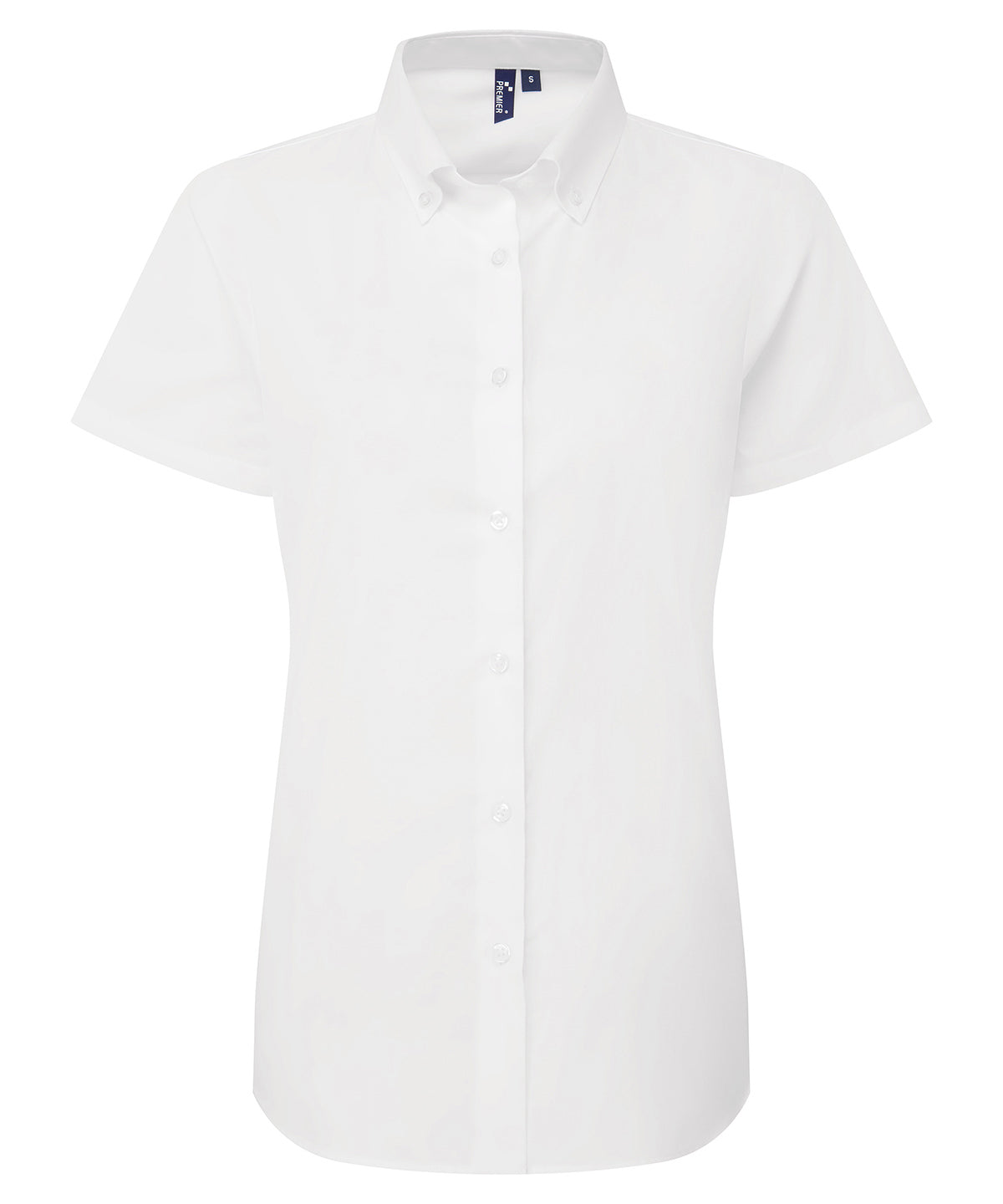 Women’s ‘Supreme’ Oxford Short Sleeve Shirt in Classic Fit and Premium Fabric