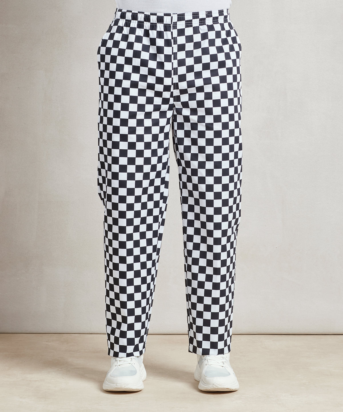 Essential Chef's Trousers in Classic Black and Black/White for Professional Kitchen Wear