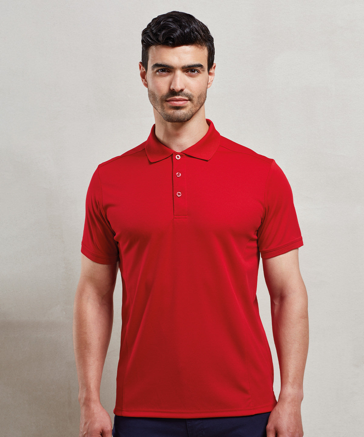 Coolchecker® piqué polo - 4XL - Navy*