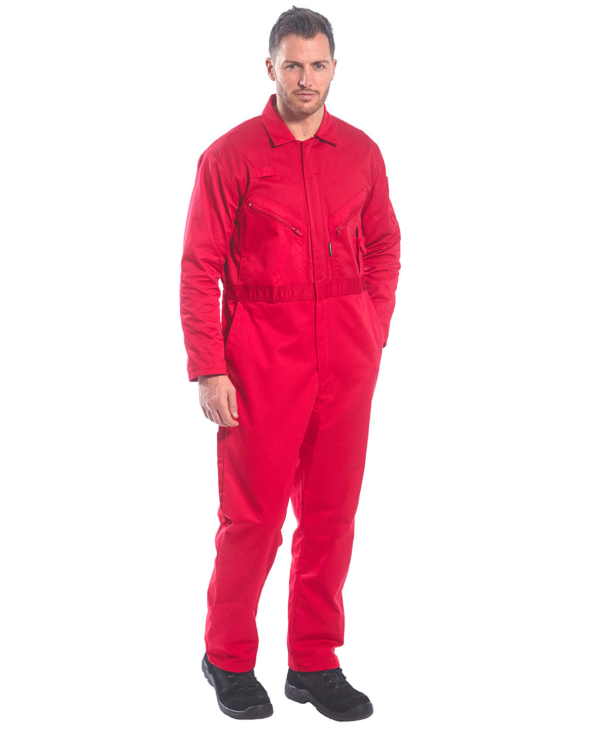 Liverpool Zip Coverall (C813) Durable Workwear with Front Zip Closure and Multiple Sizes