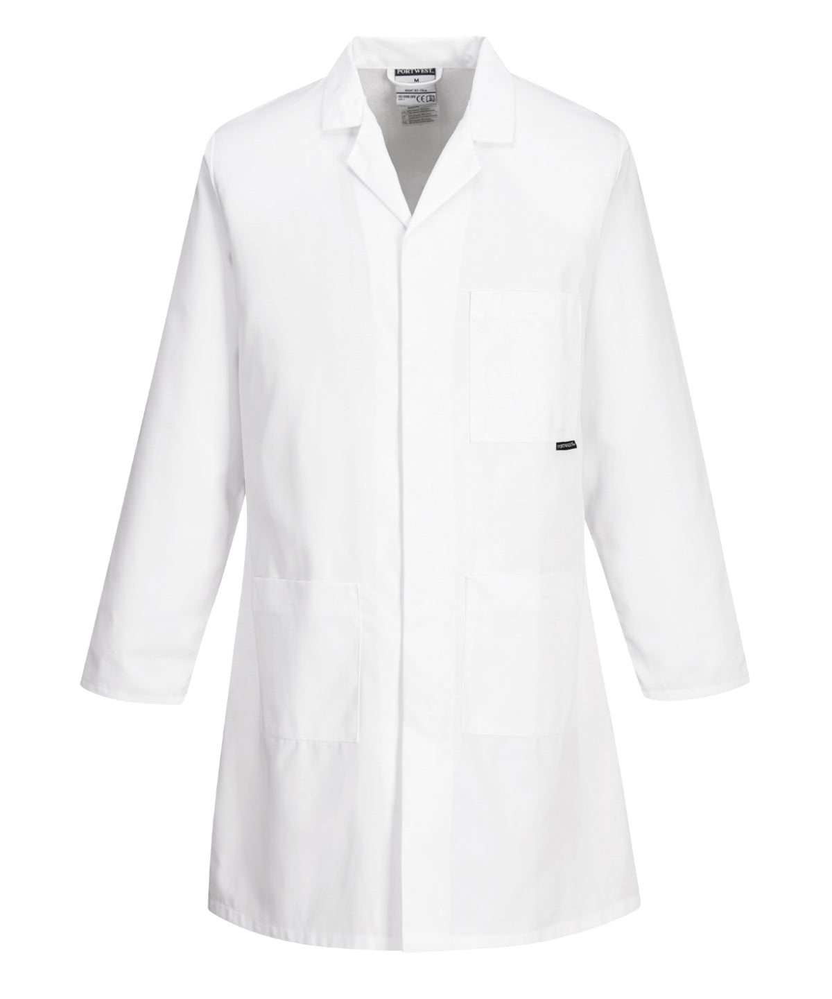 Lab coat (2852) in multiple sizes and colors for professional use