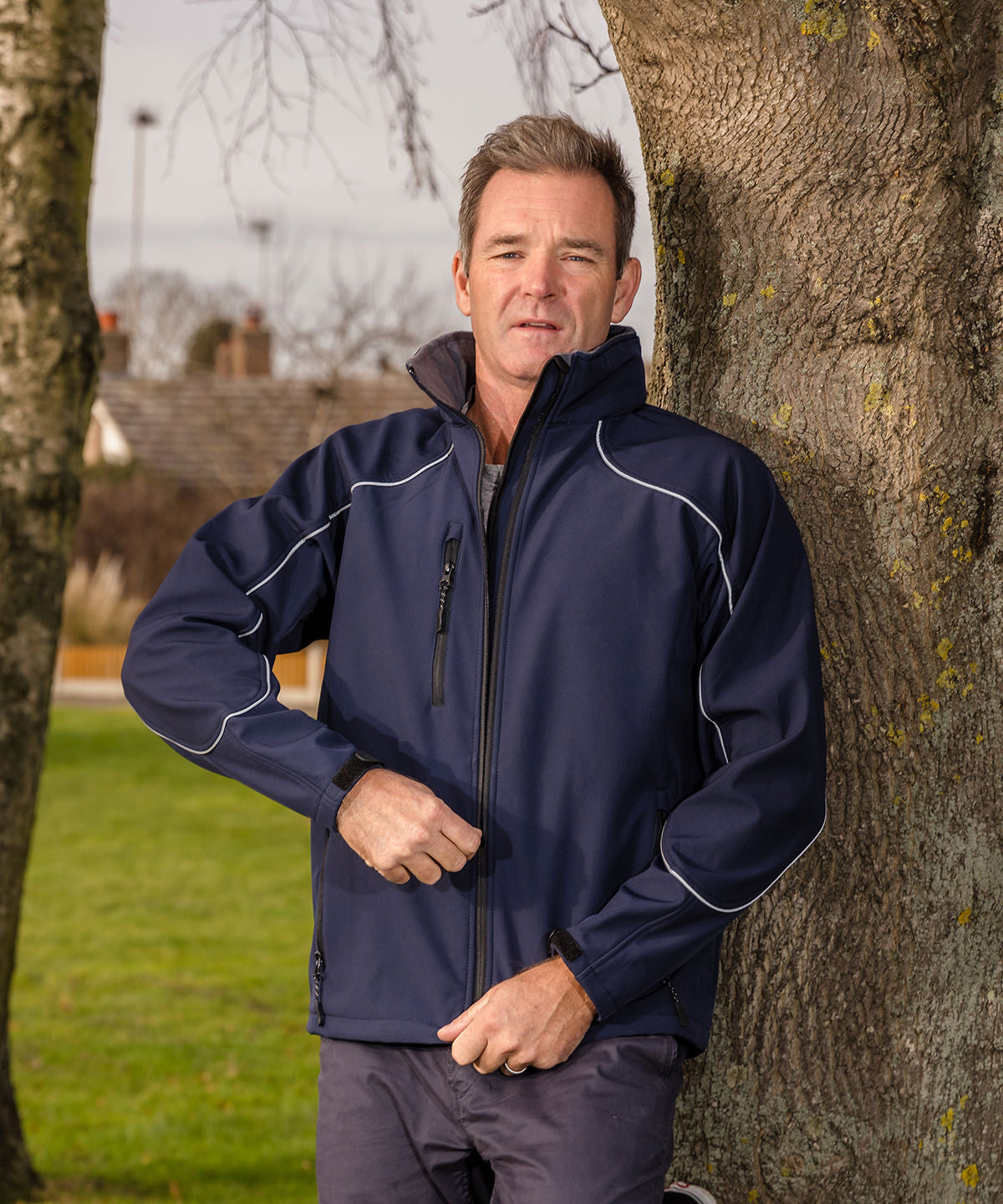Hooded Softshell Jacket Available in Multiple Sizes and Colors
