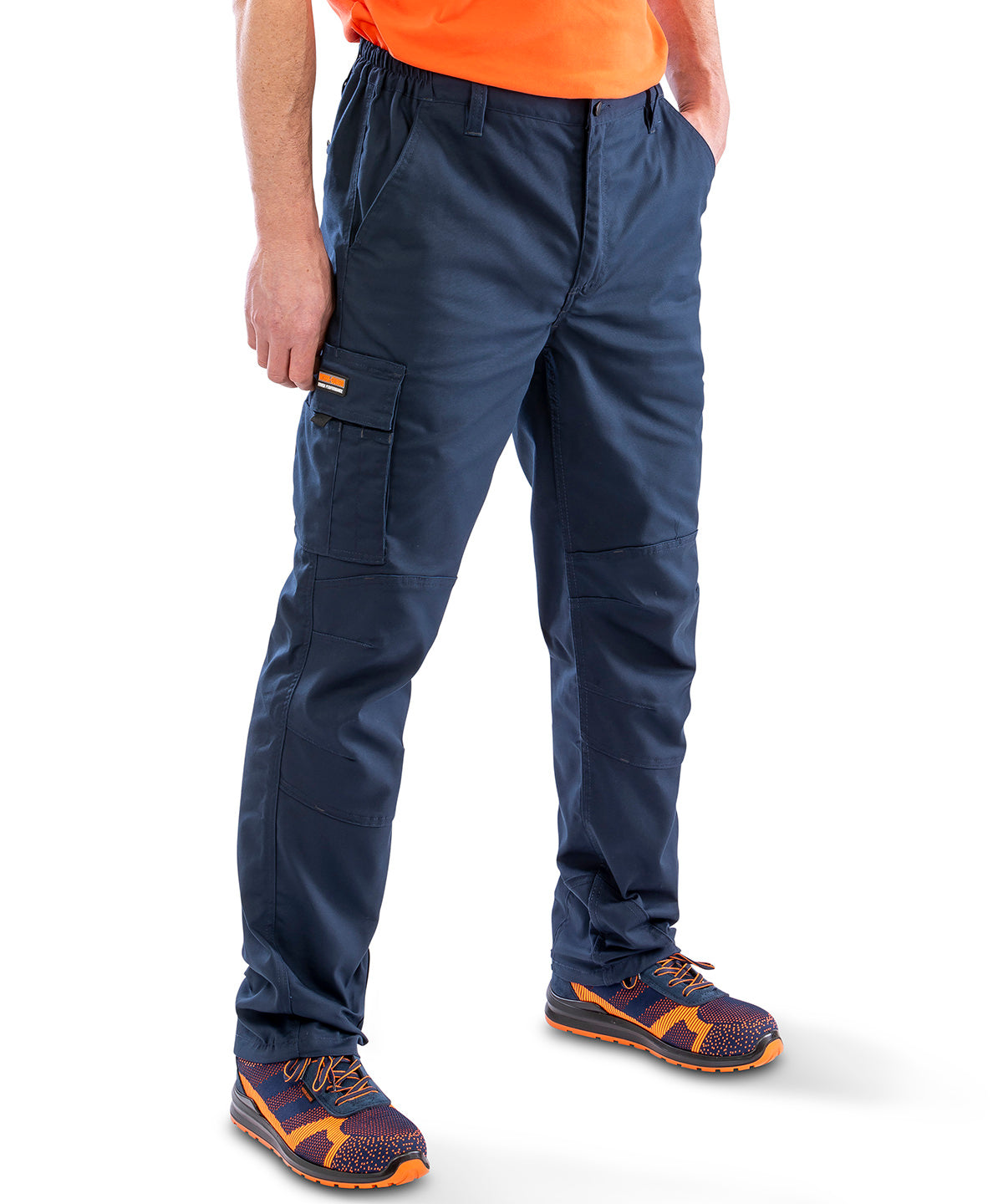 Work-Guard Sabre Stretch Trousers in Navy and Black with Regular and Long Lengths
