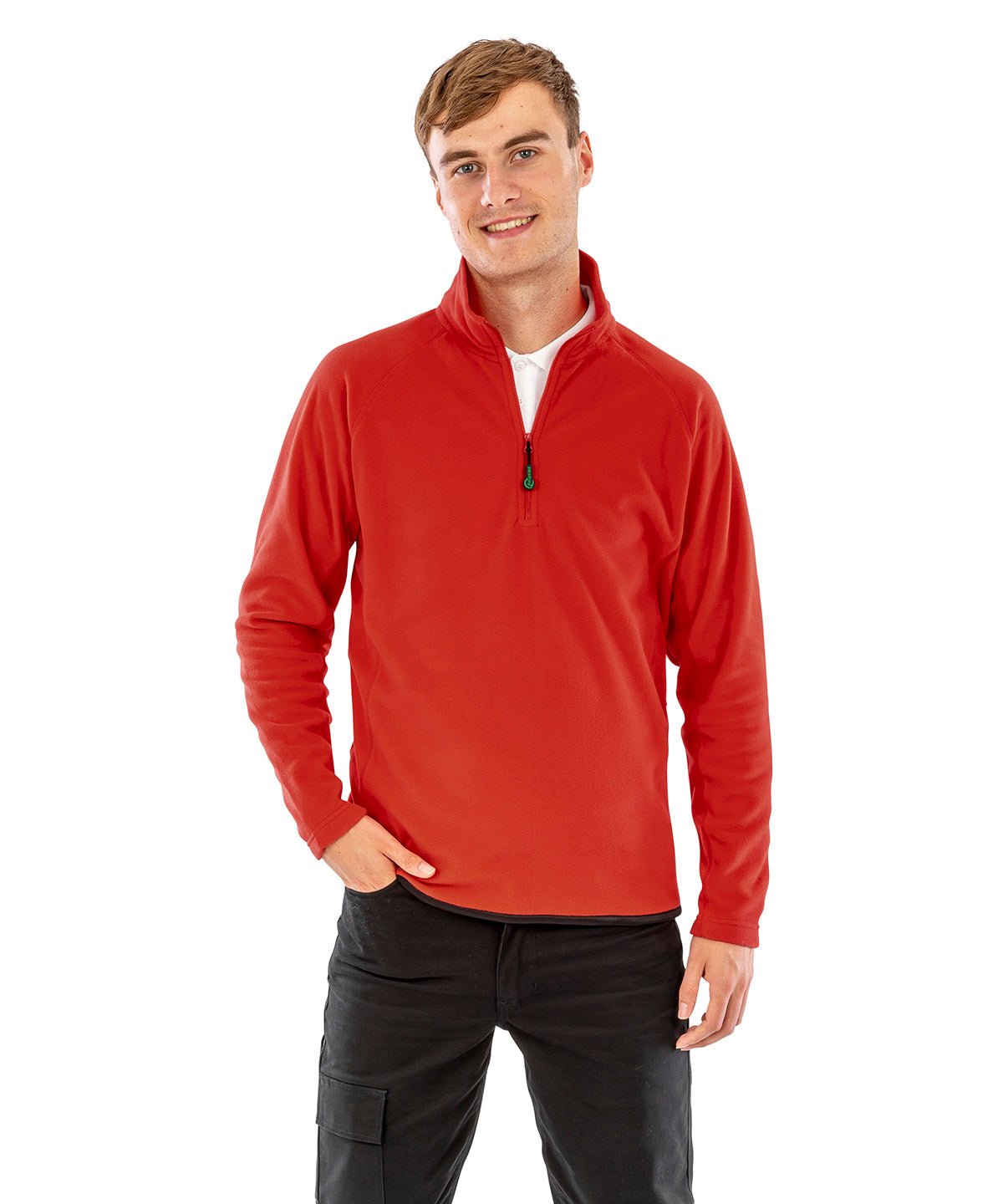 Recycled Microfleece Top in Multiple Sizes and Colors for Sustainable Comfort