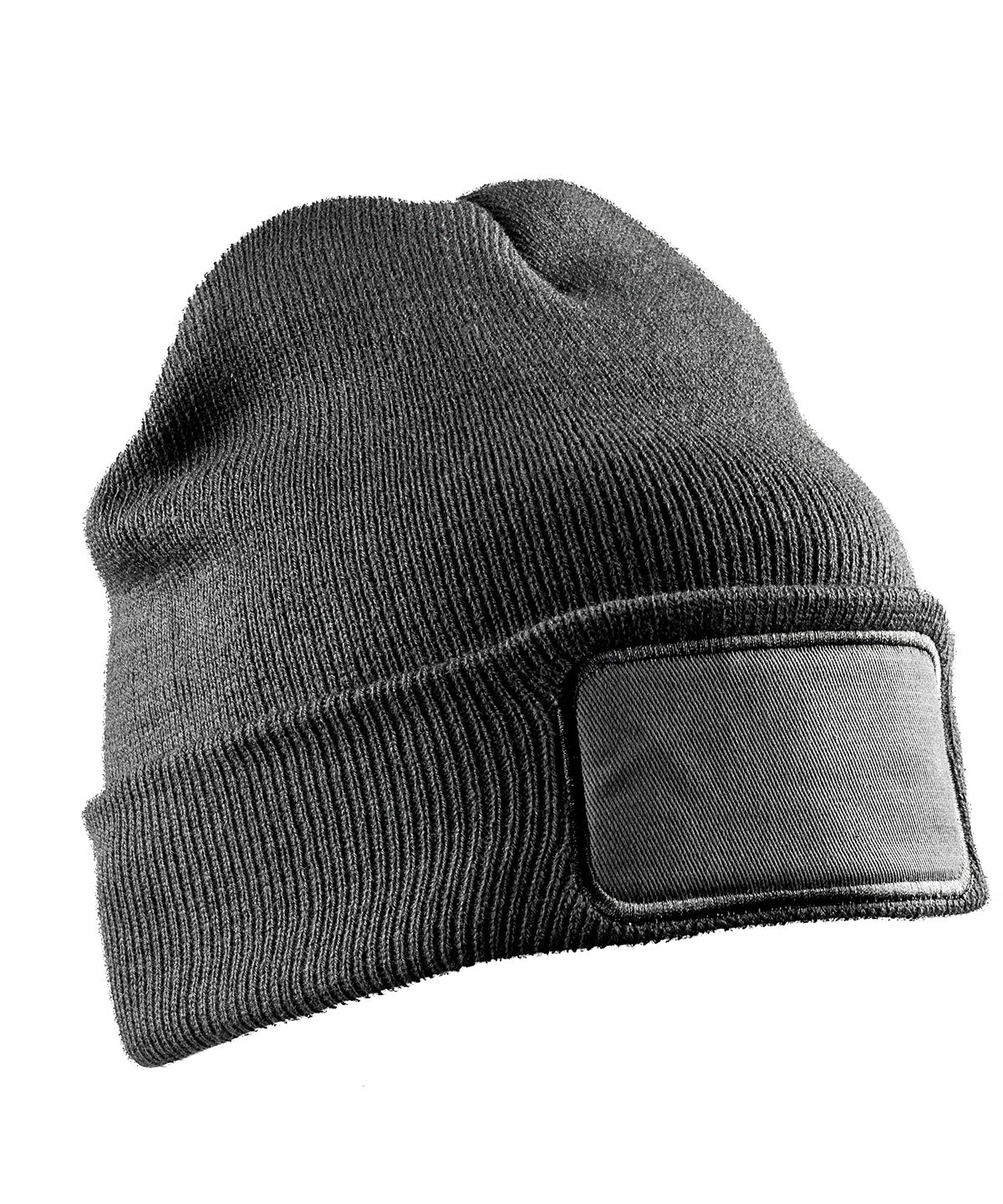 Recycled Double Knit Printers Beanie - One Size