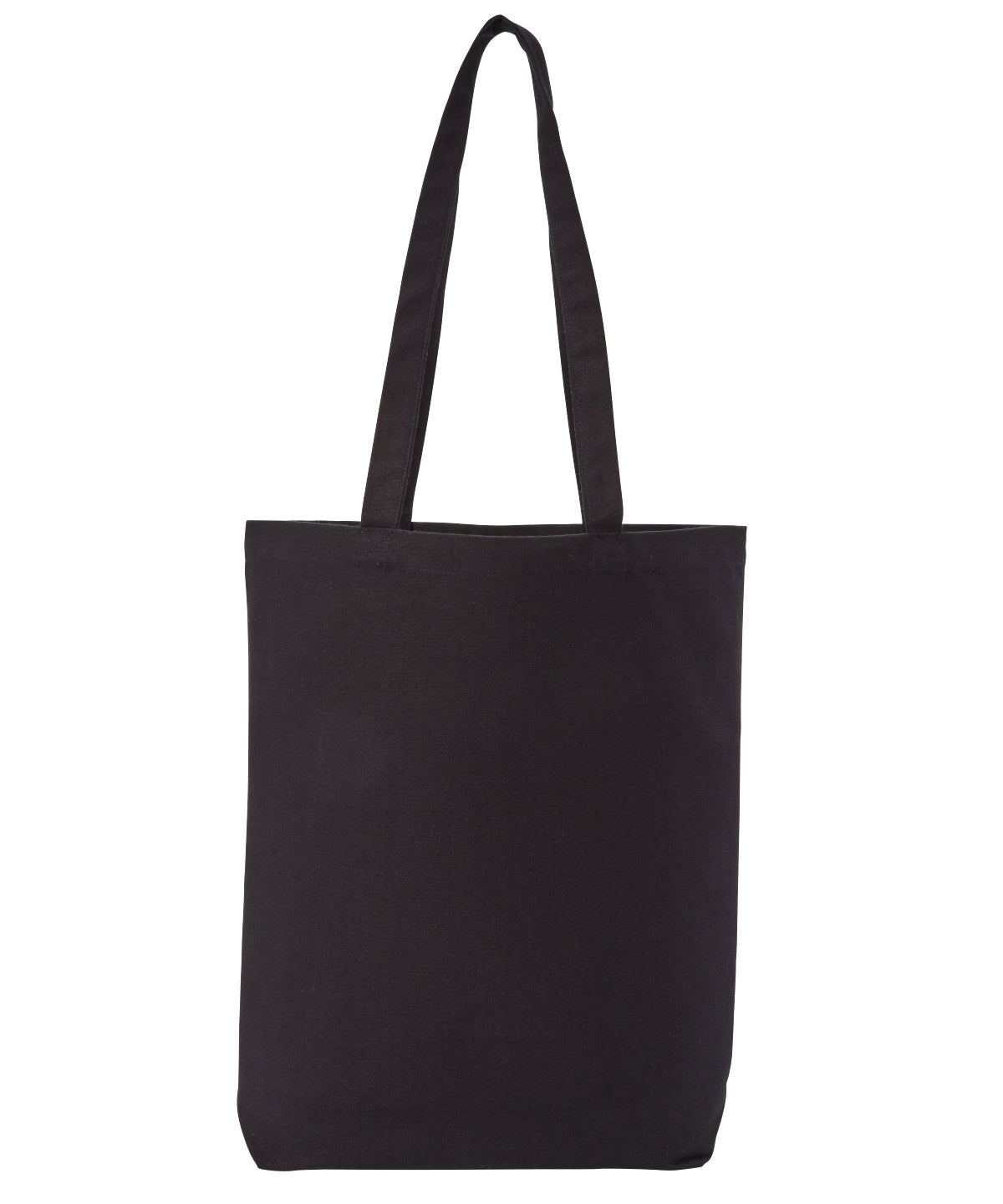 Recycled premium canvas ‘flat base’ shopper tote bag for everyday durable use