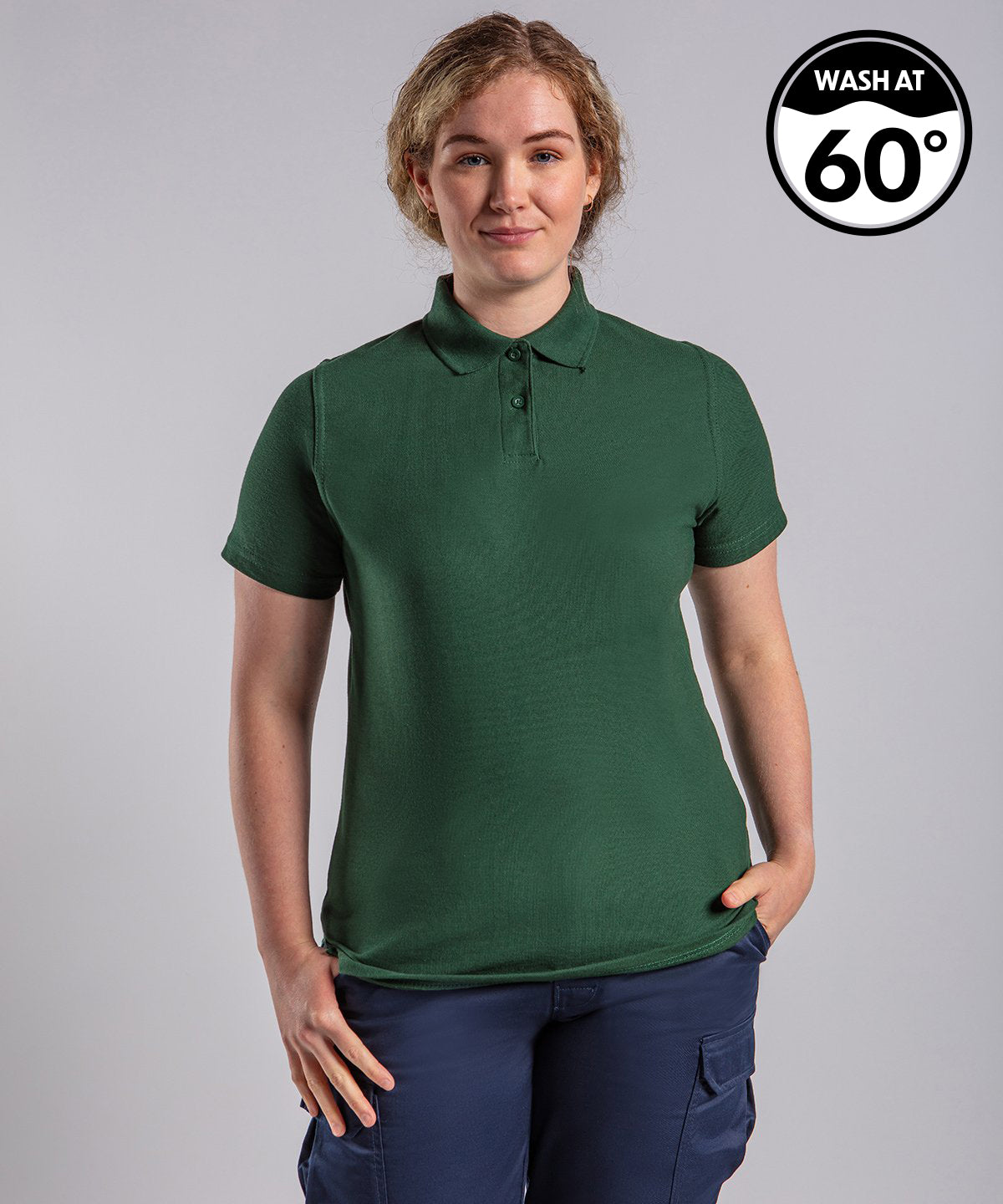 Women's pro polo - breathable performance polo shirt for everyday and active wear