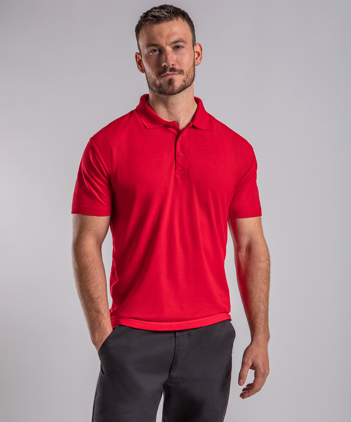 Pro polyester polo - professional performance polo shirt available in multiple sizes