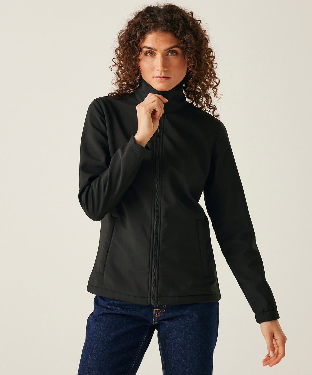 Women's Ablaze printable softshell jacket for customization and all-season layering