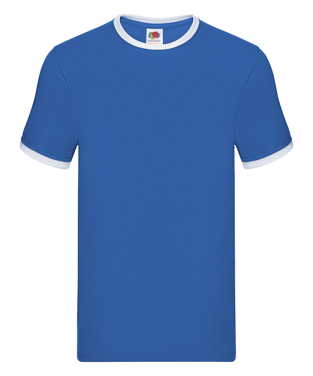 Ringer T - L - Royal/White