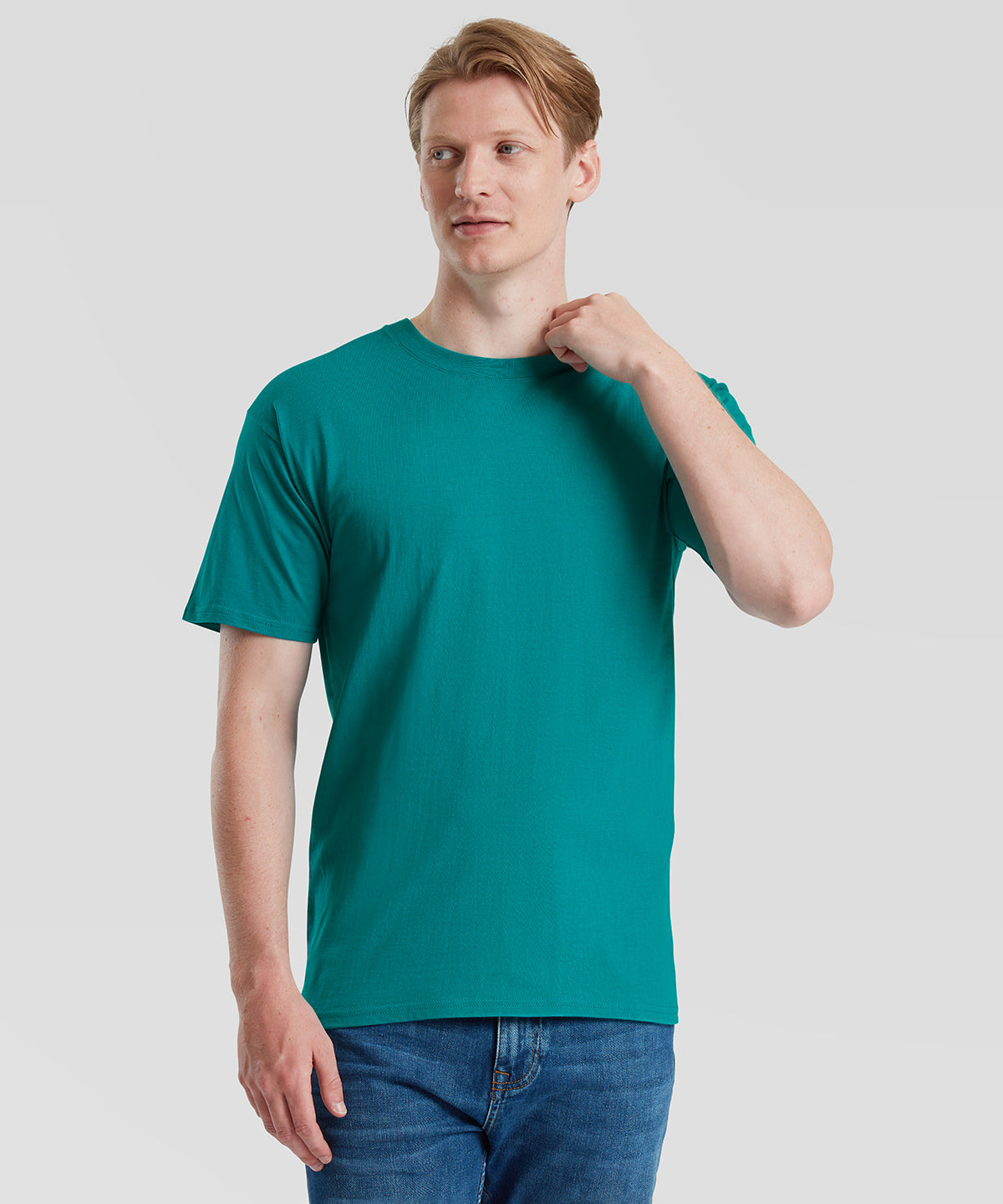 Iconic 195 ringspun premium T - XL - Zinc