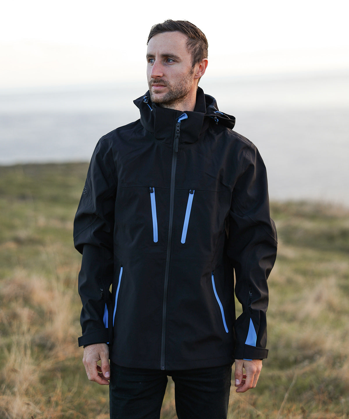 Patrol technical softshell jacket - XL - Black/Electric*
