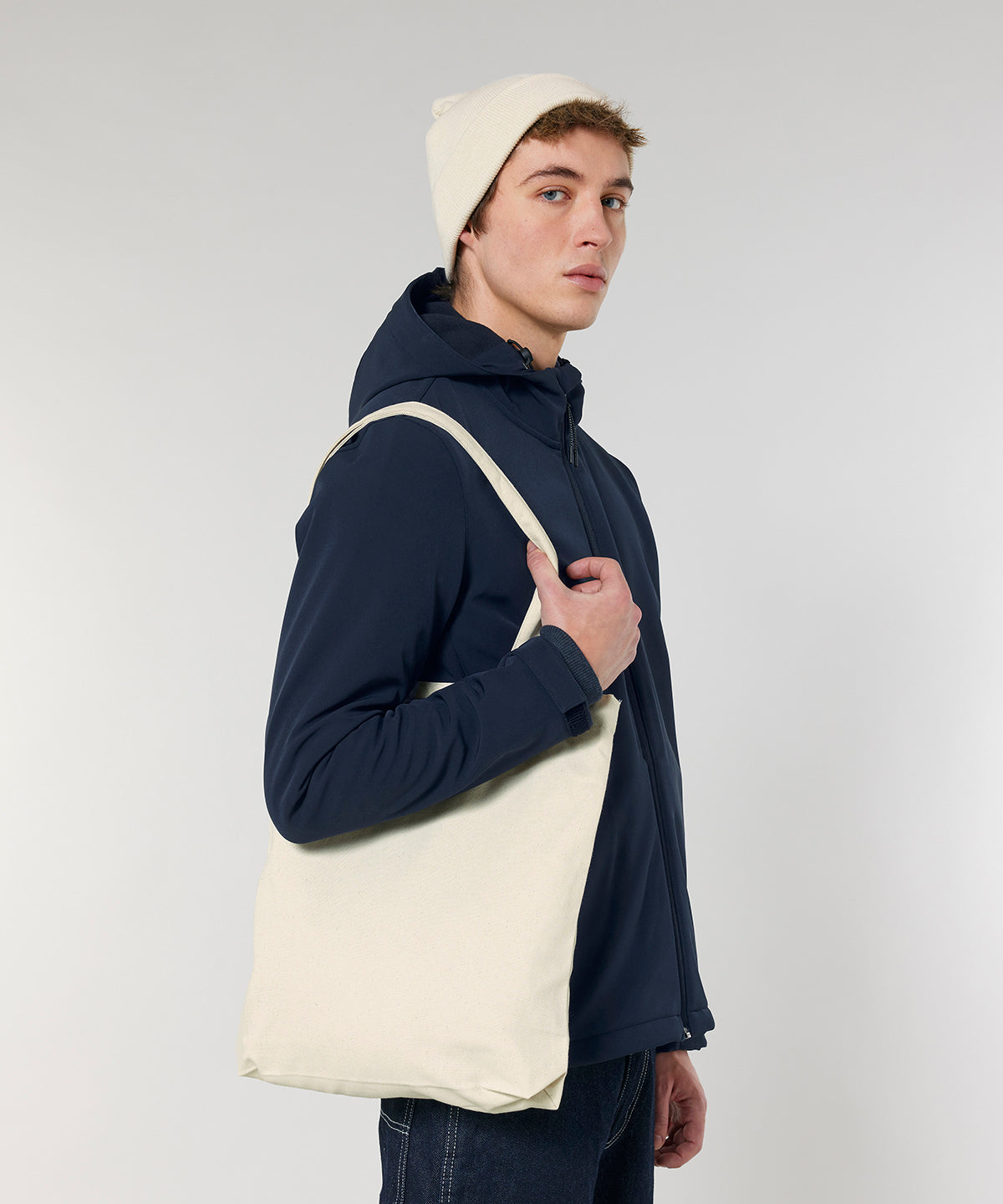 Woven tote bag (STAU760) – Classic woven design, versatile everyday carryall bag
