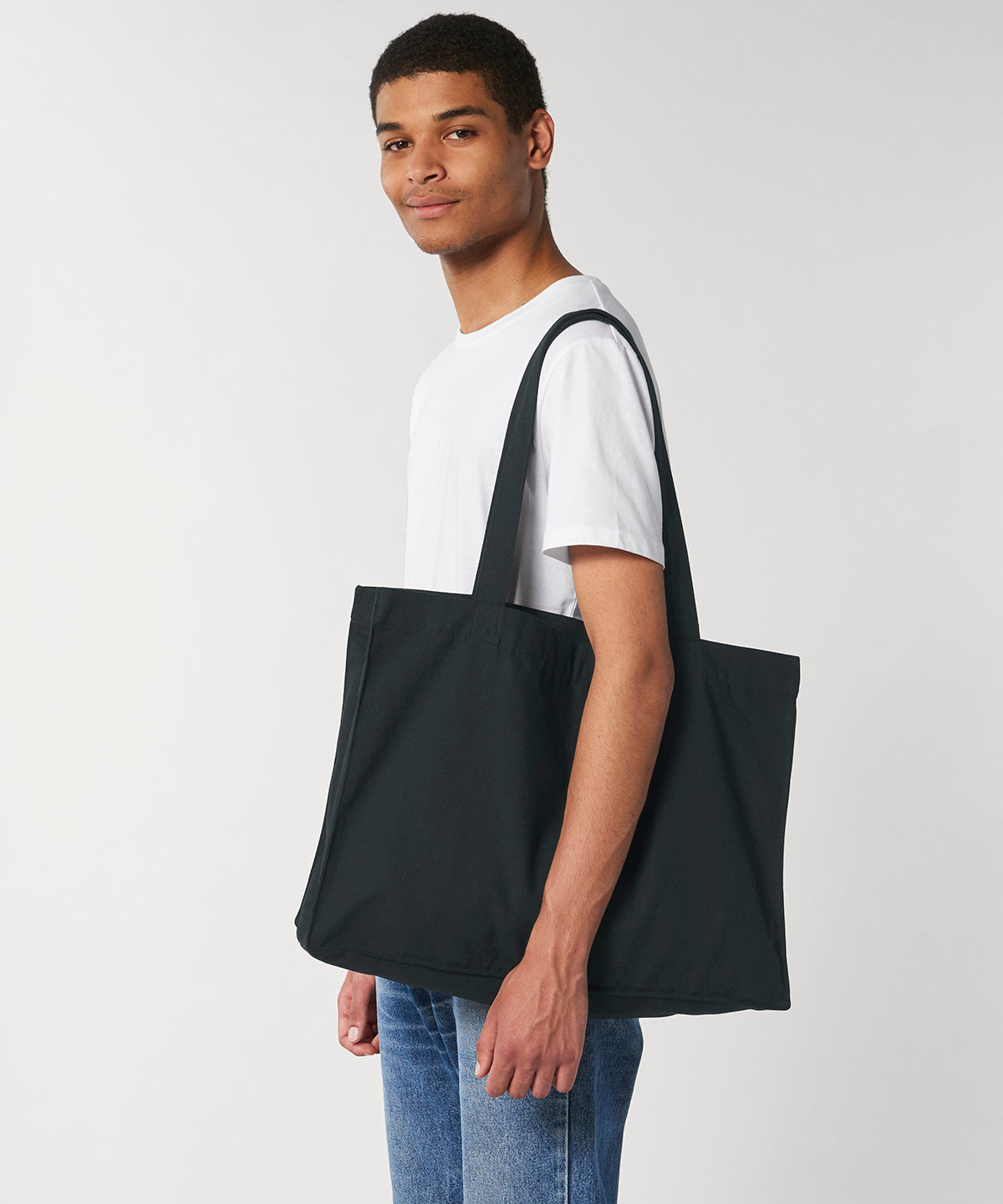 Woven shopping bag (STAU762) - Durable Reusable Tote for Shopping and Everyday Use