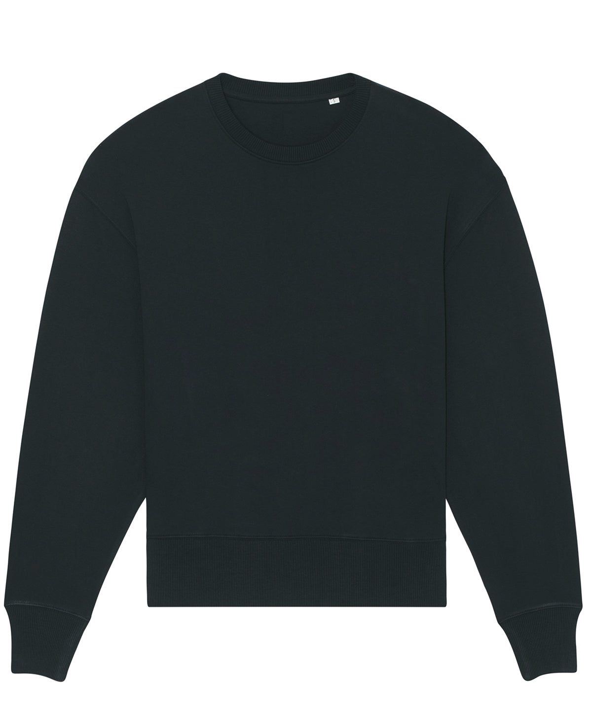 Radder oversized brushed crew neck (STSU857) - XS - Black