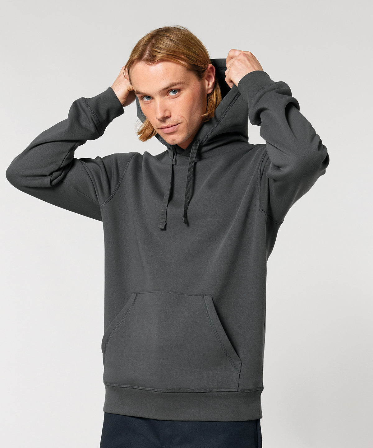 Unisex Drummer 2.0 hoodie (STSU168) - XXS - Anthracite*