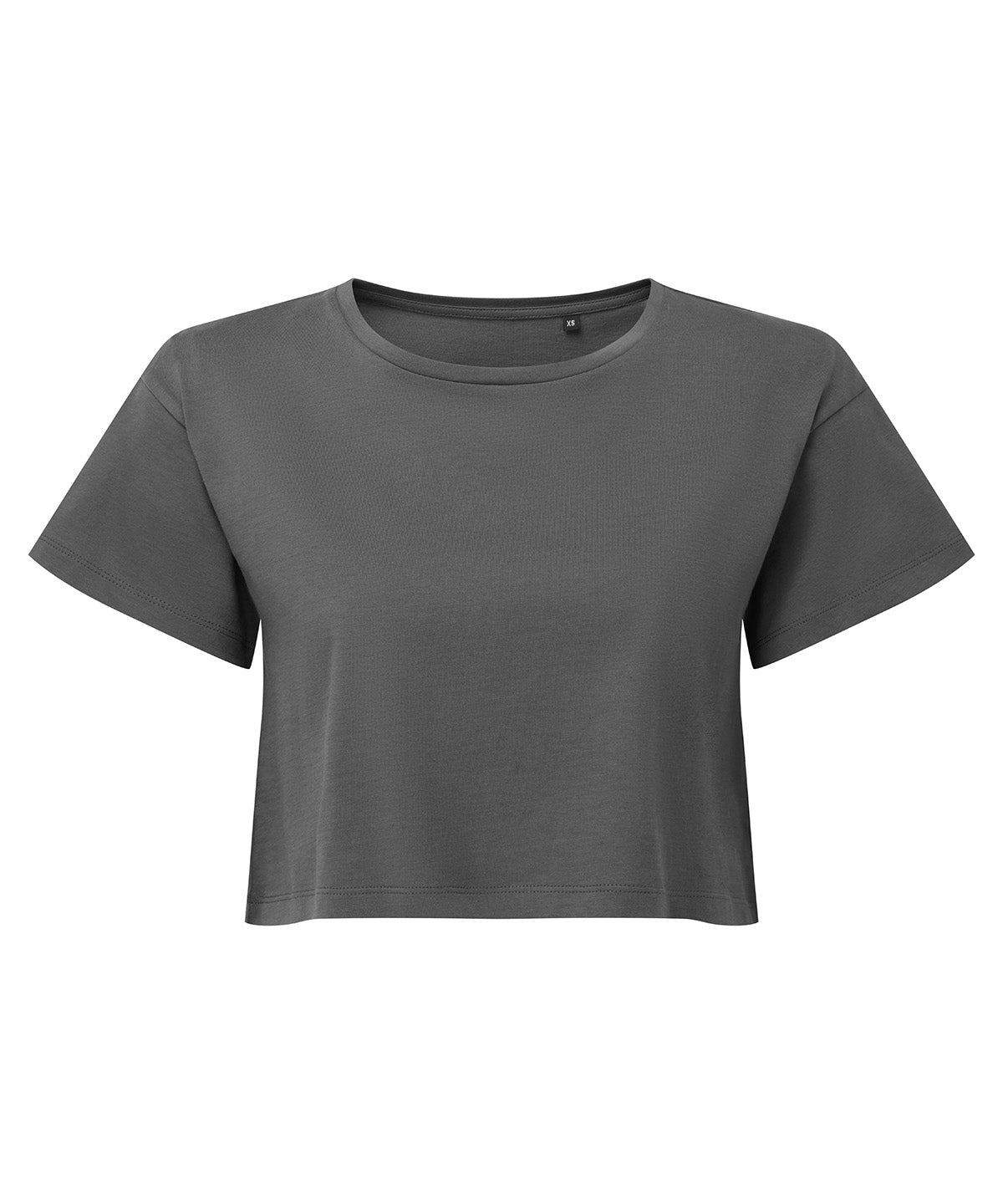 Women's TriDri® crop top - XXS - Charcoal