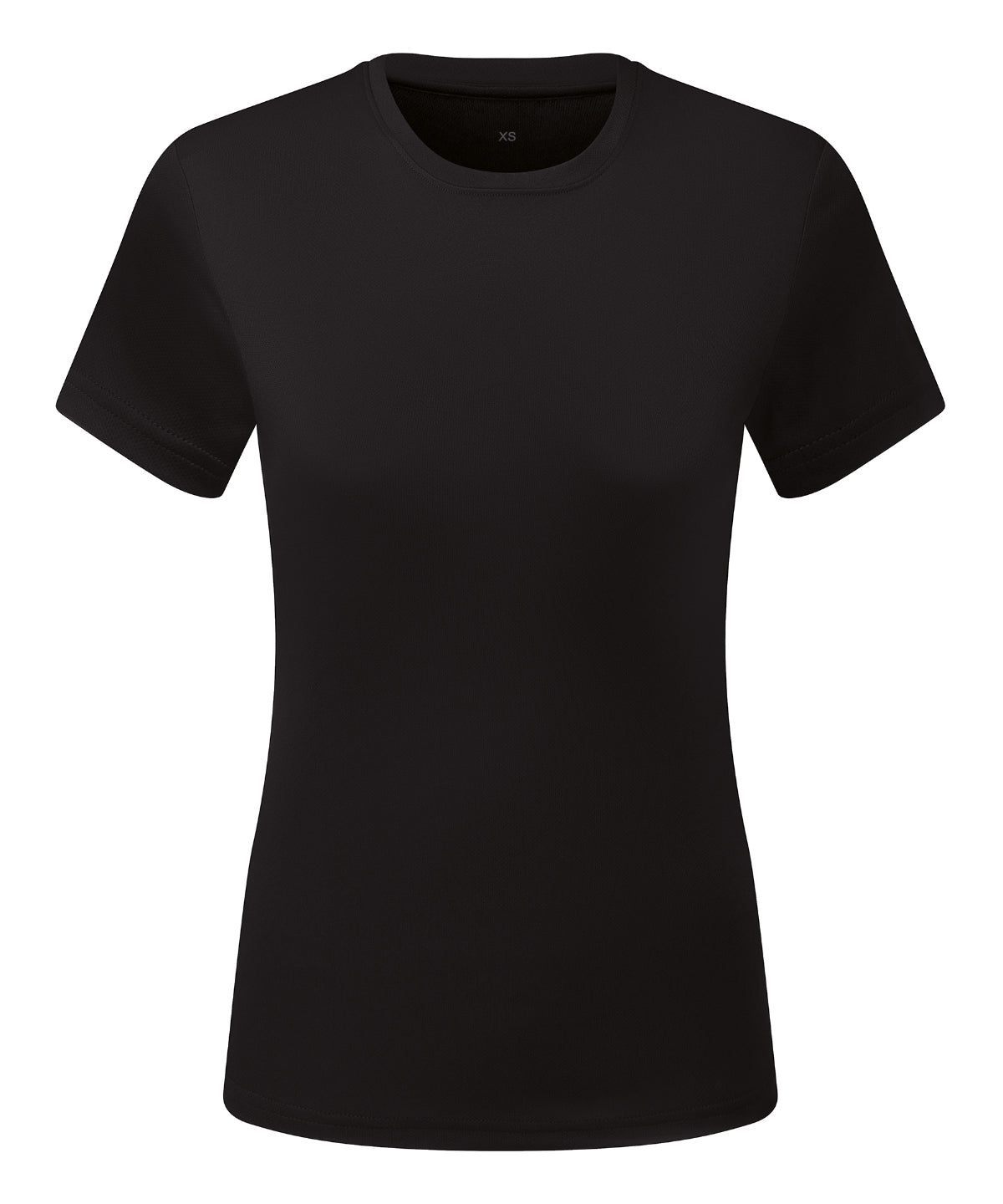Women’s TriDri® Ion-Charge recycled textured tee - XS - Black