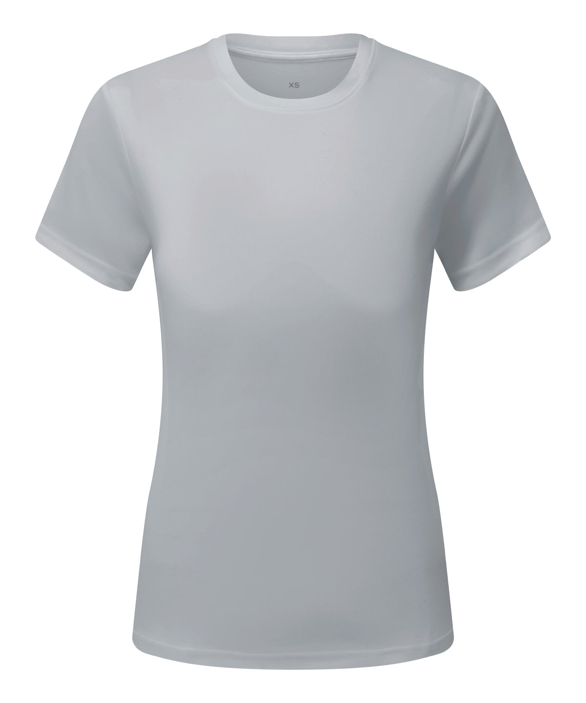 Women’s TriDri® Ion-Charge recycled textured tee - XS - Cool Grey