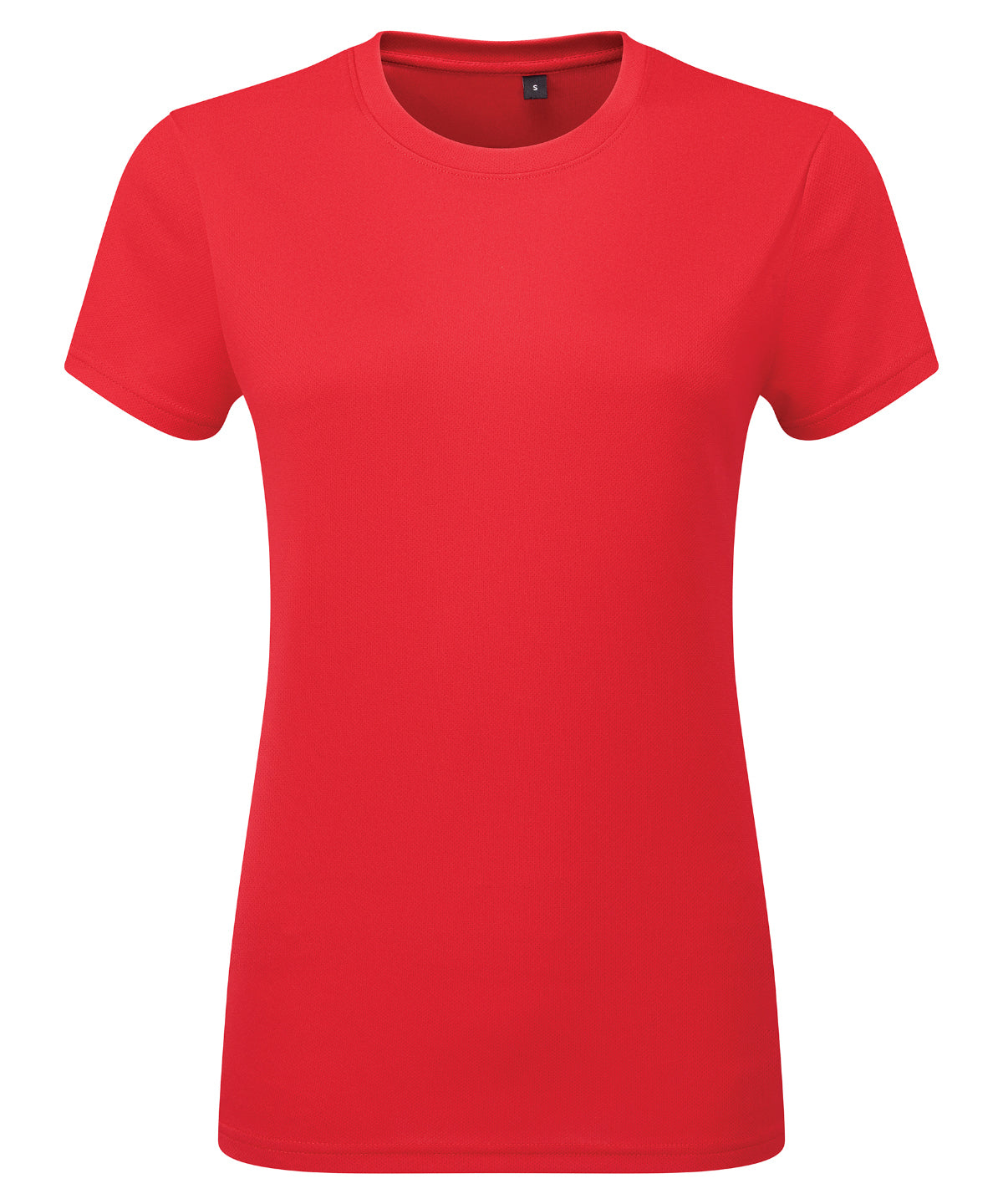 Women’s TriDri® Ion-Charge recycled textured tee - XS - Fire Red