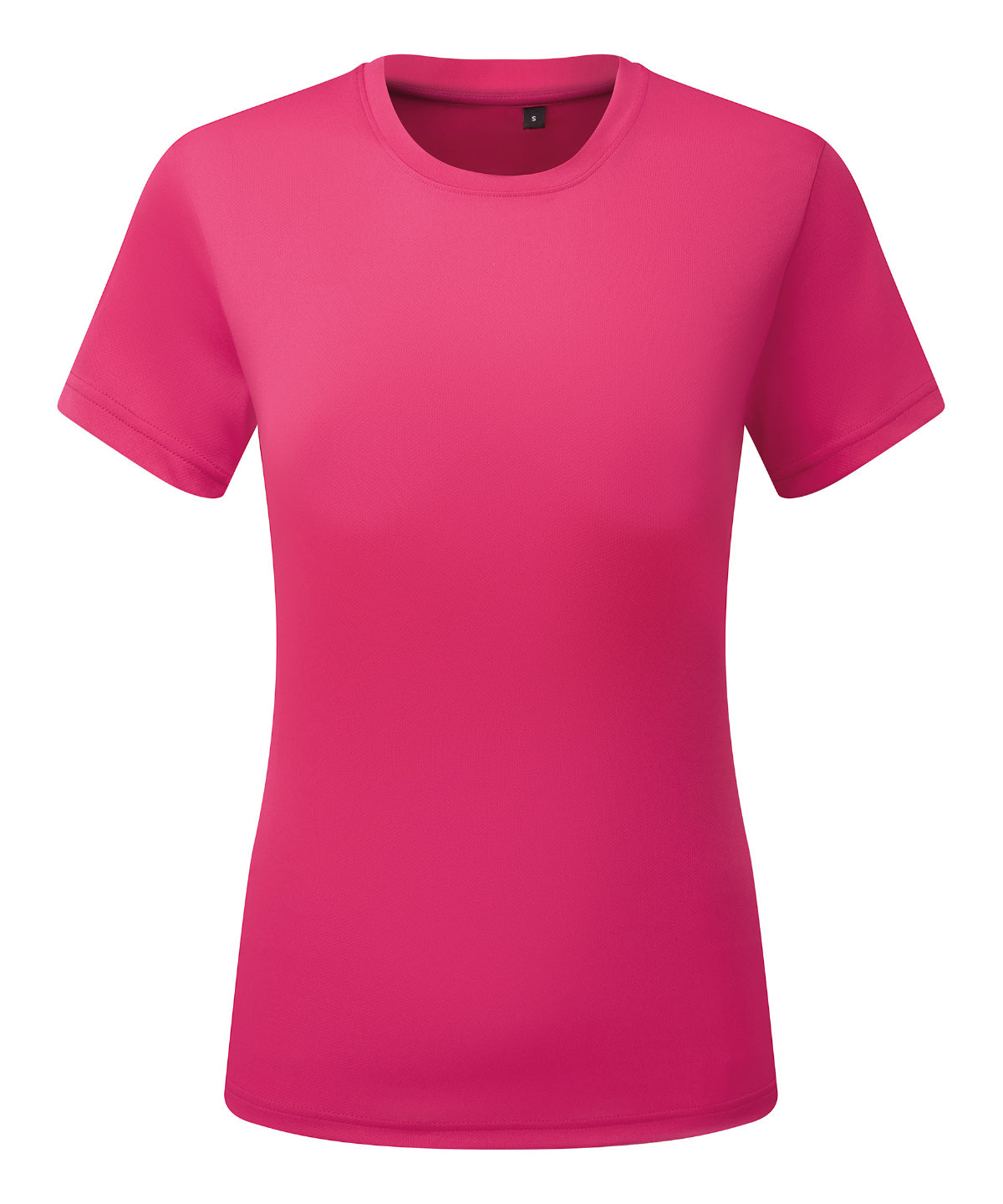 Women’s TriDri® Ion-Charge recycled textured tee - XL - Hot Pink
