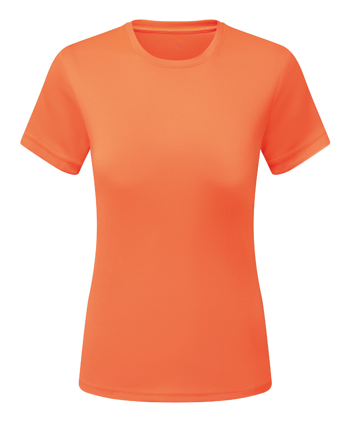 Women’s TriDri® Ion-Charge recycled textured tee - XS - Lightning Orange