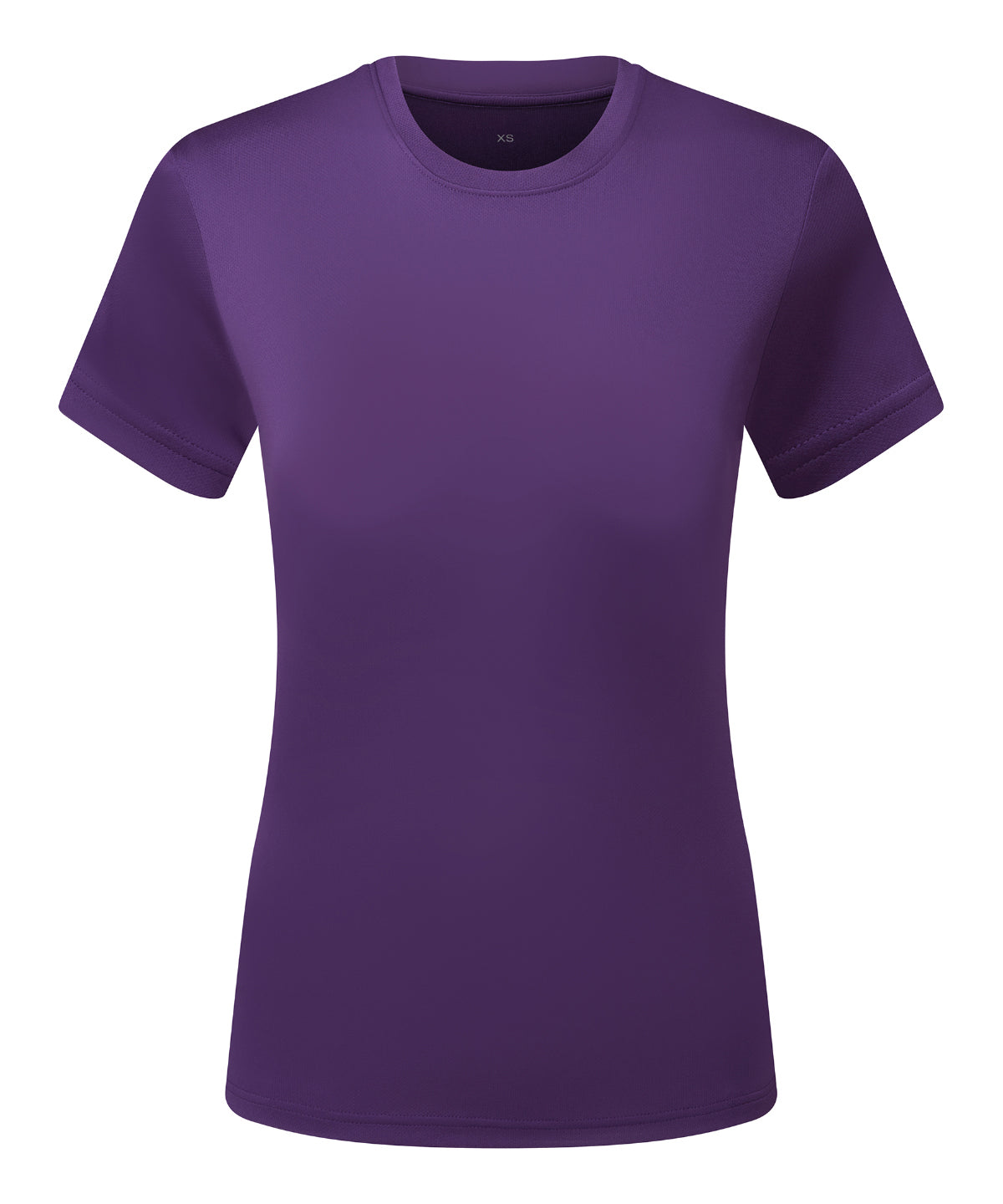 Women’s TriDri® Ion-Charge recycled textured tee - XS - Bright Purple
