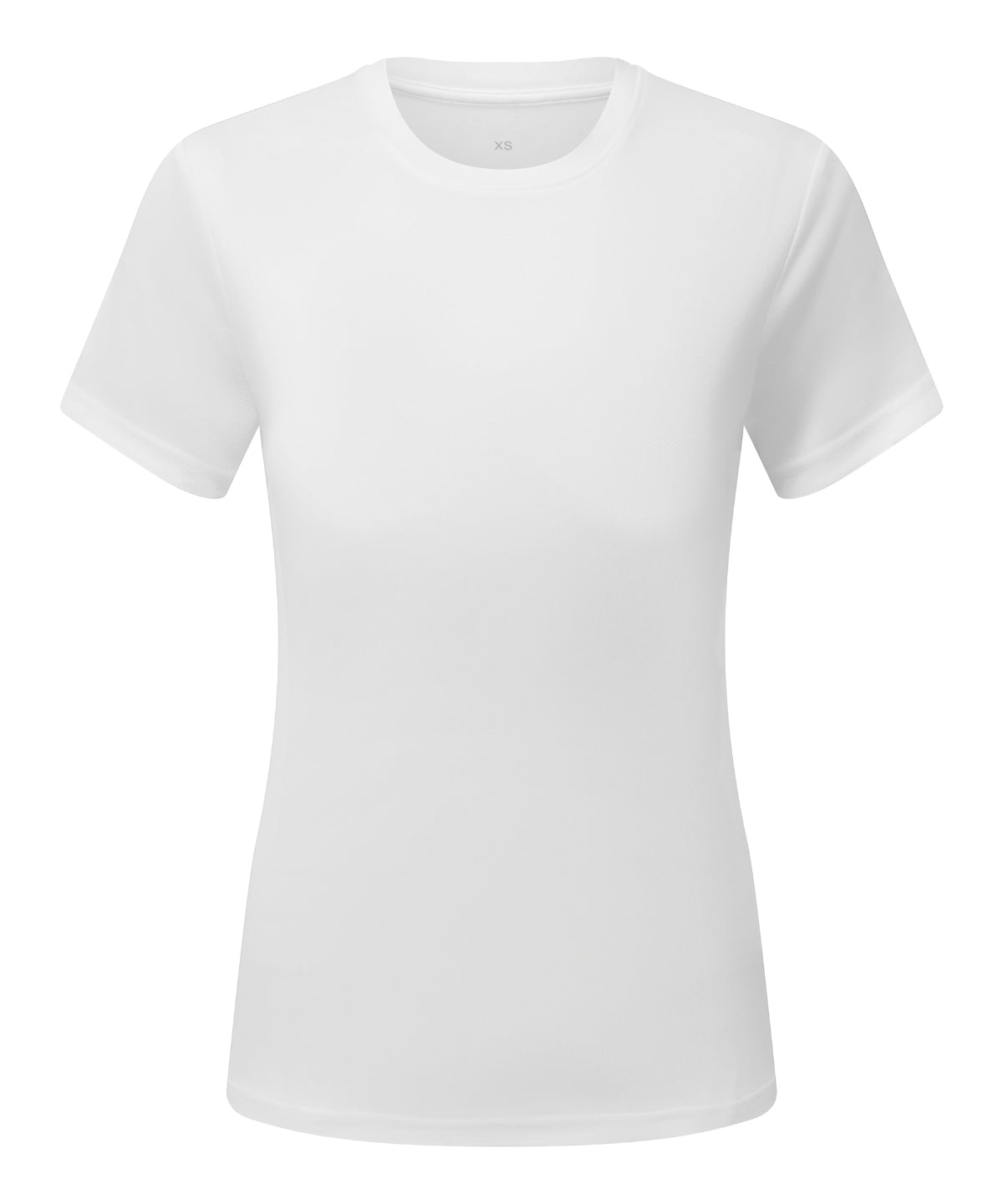 Women’s TriDri® Ion-Charge recycled textured tee - XL - White