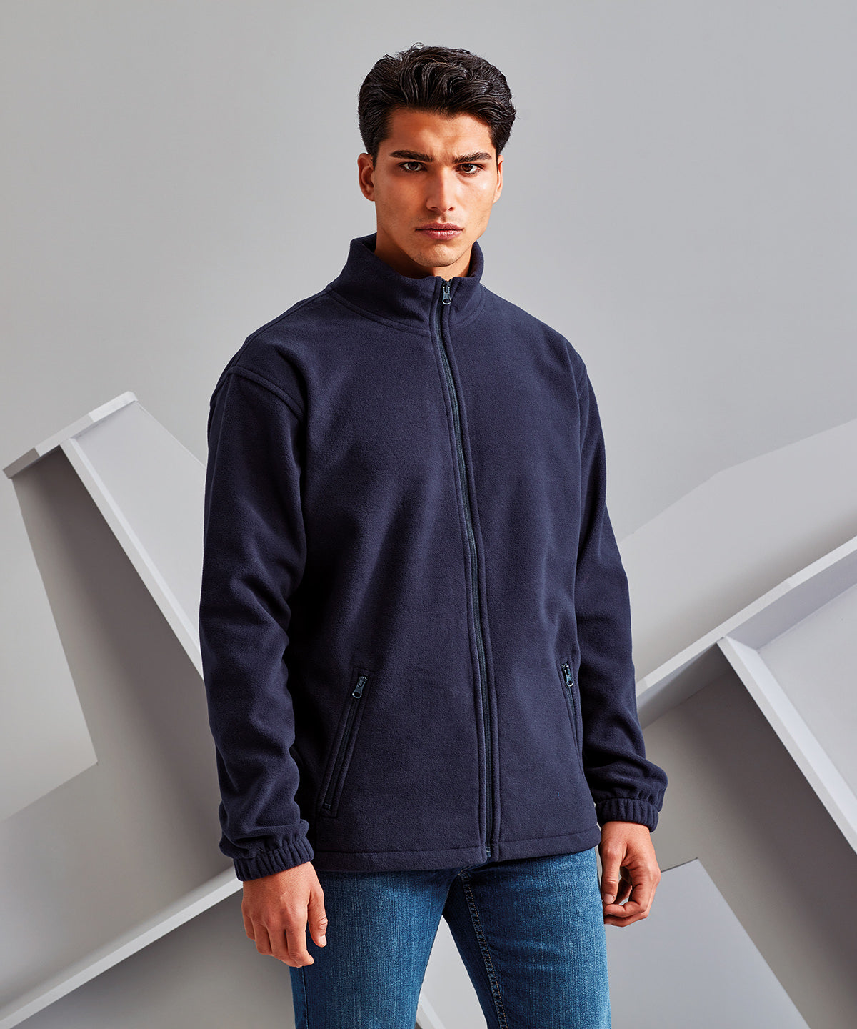 Full-zip fleece - Full-zip fleece jacket for everyday wear and layering comfort